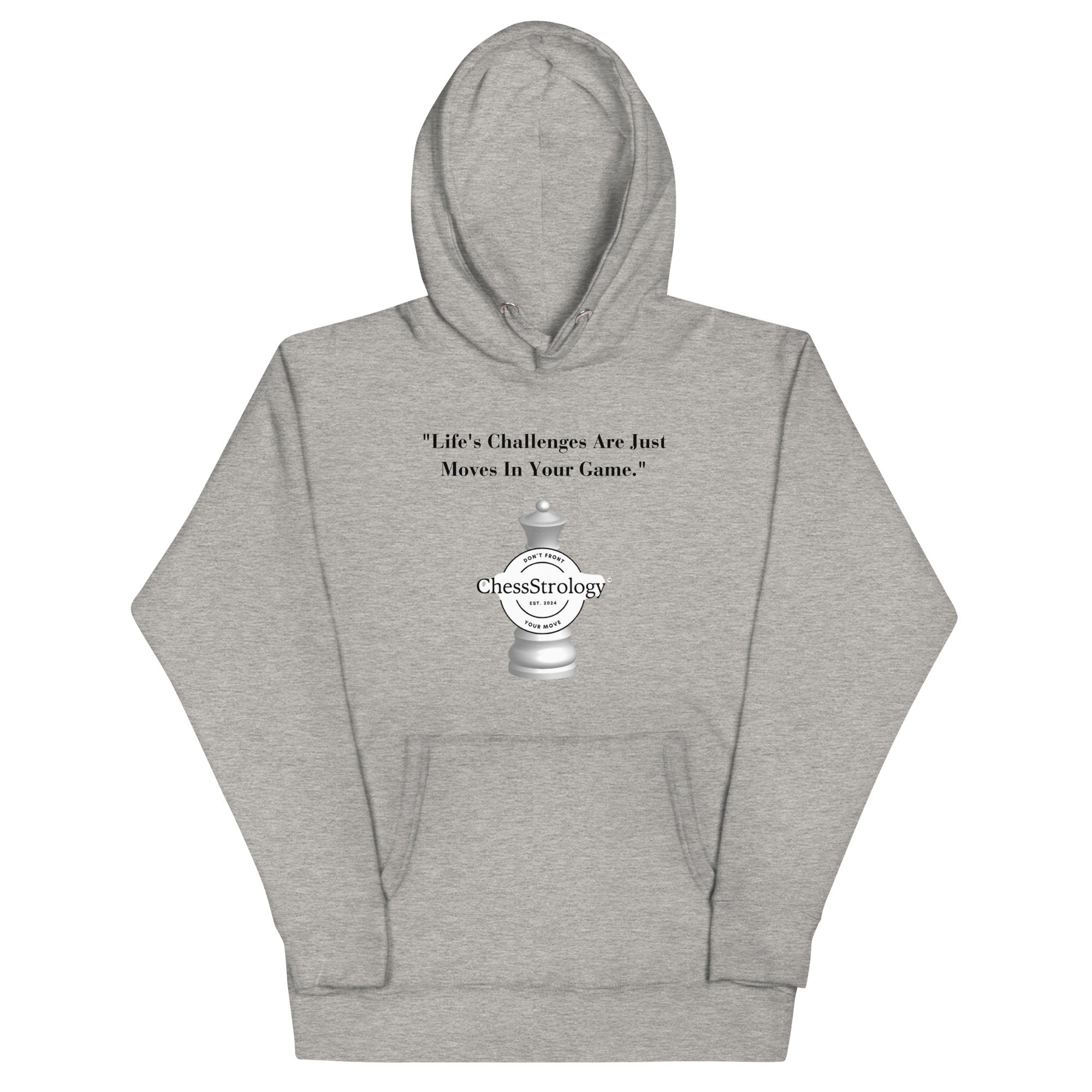 ChessStrology Life Challenges Are Just Move Unisex Hoodie