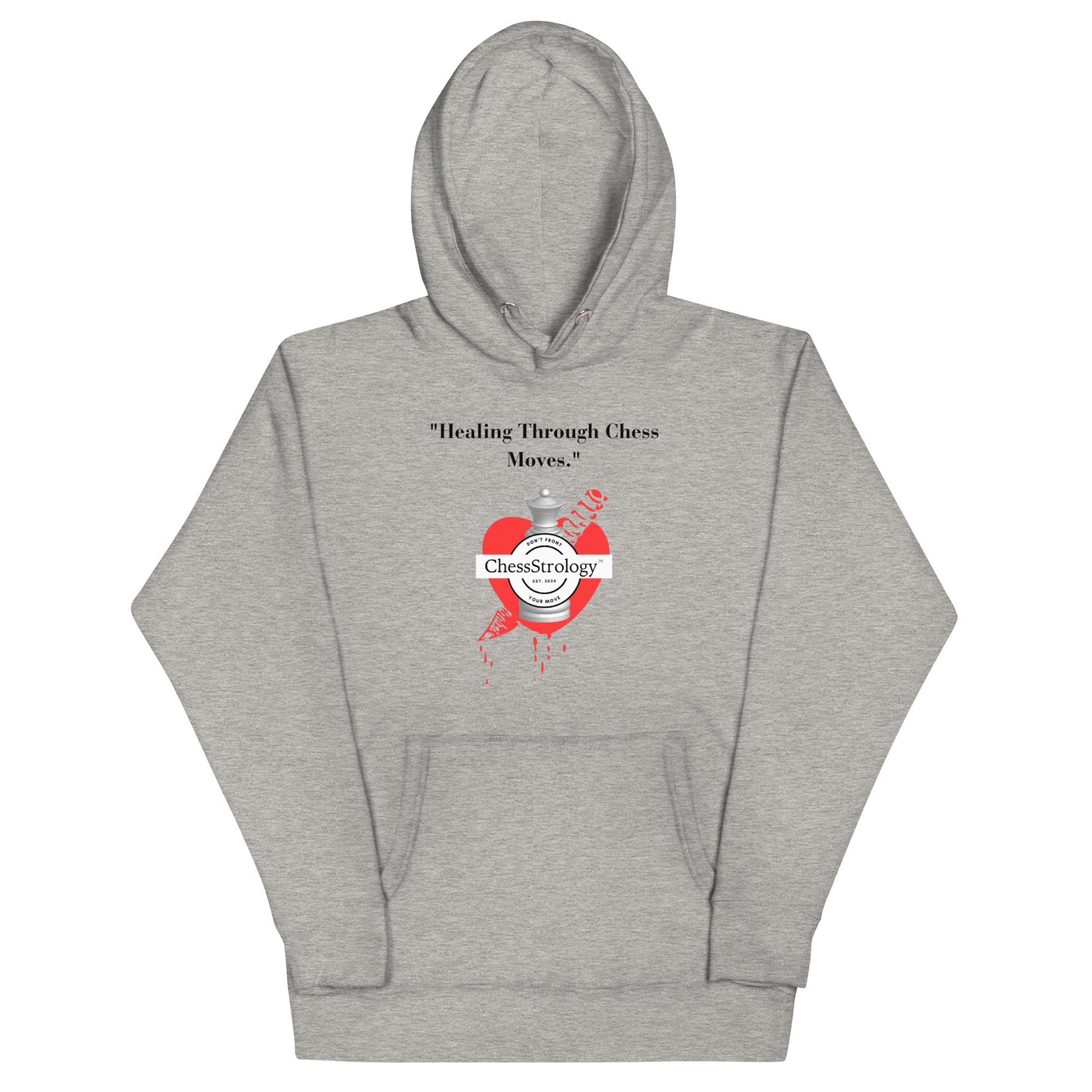 ChessStrology Healing Through Chess Moves Unisex Hoodie