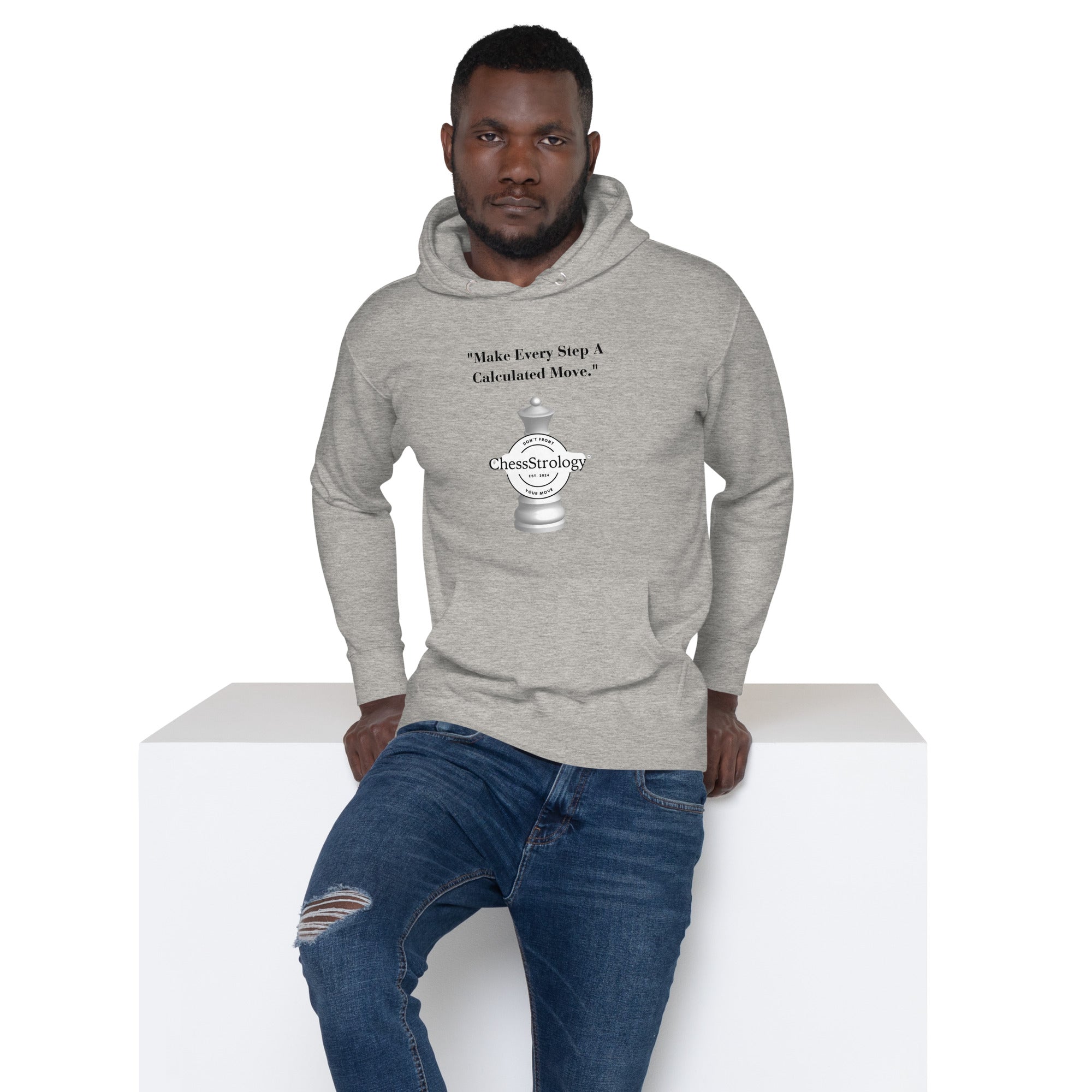 ChessStrology Make Every Step A Calculated Move Unisex Hoodie