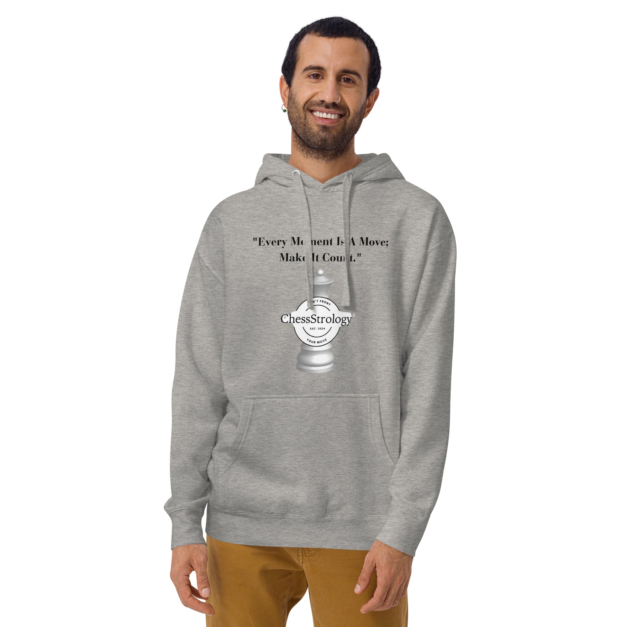 ChessStrology Every Moment  Is a Move Unisex Hoodie