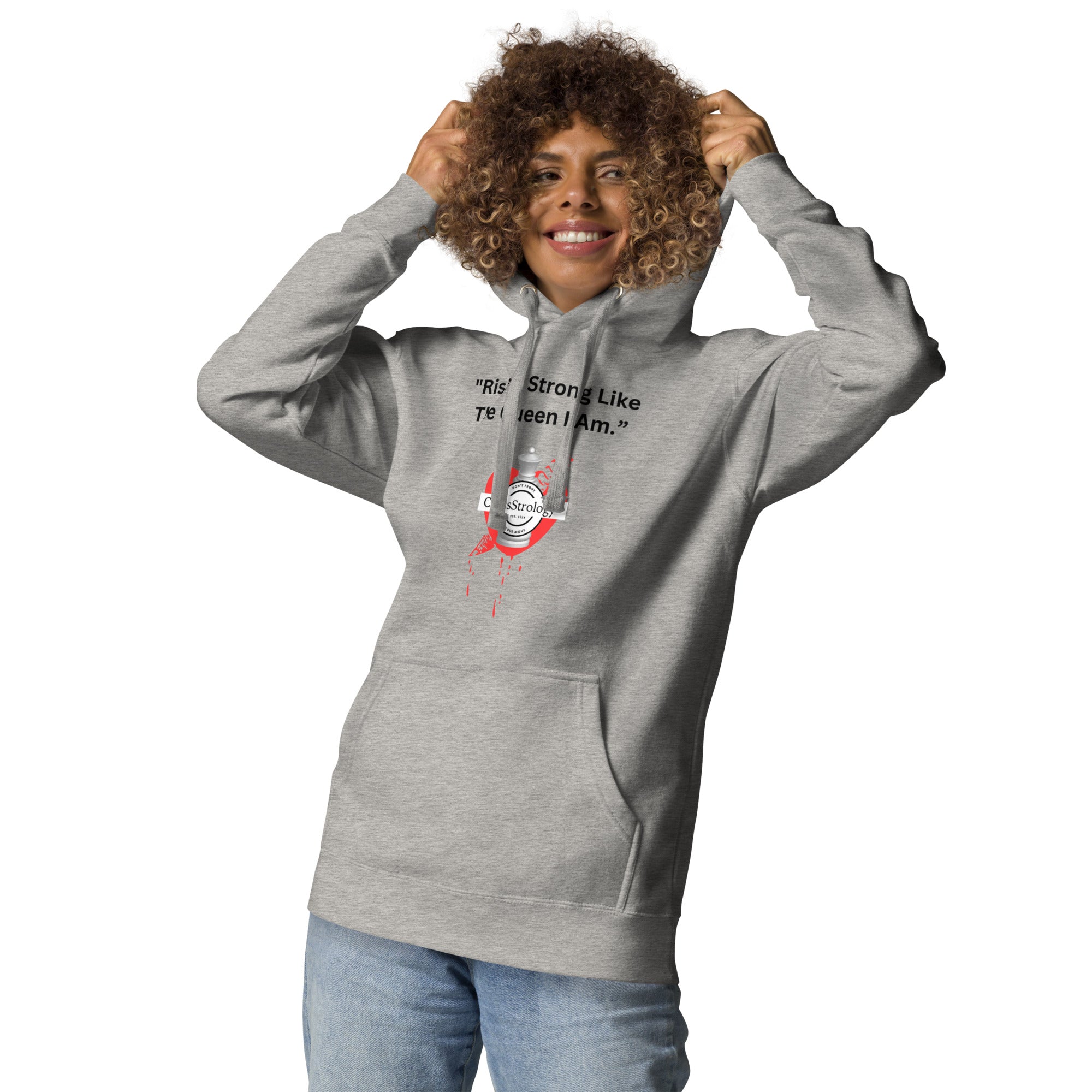 ChessStrology Rising Strong Like The Queen I Am Unisex Hoodie