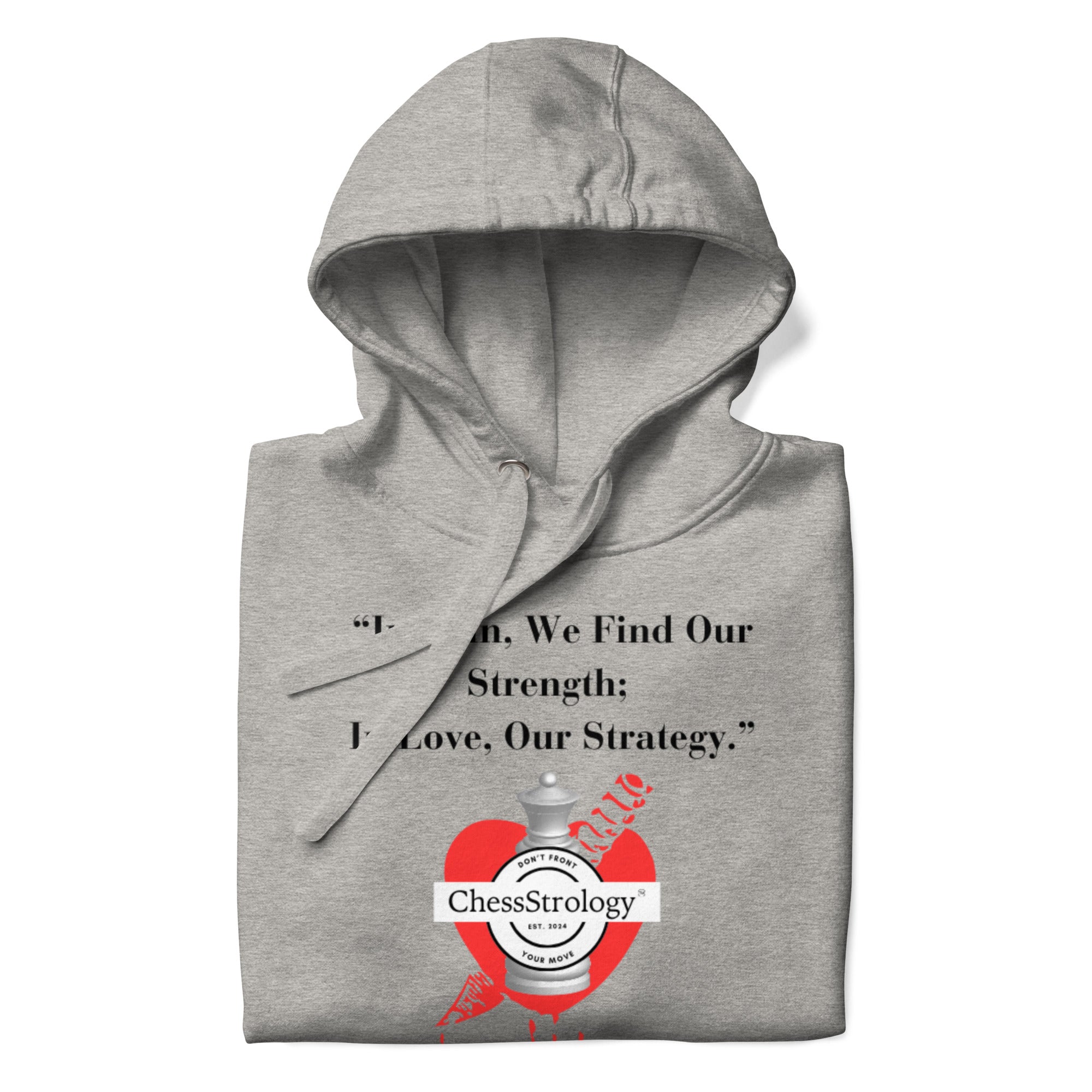 ChessStrology In Pain We Find Our Strength Unisex Hoodie