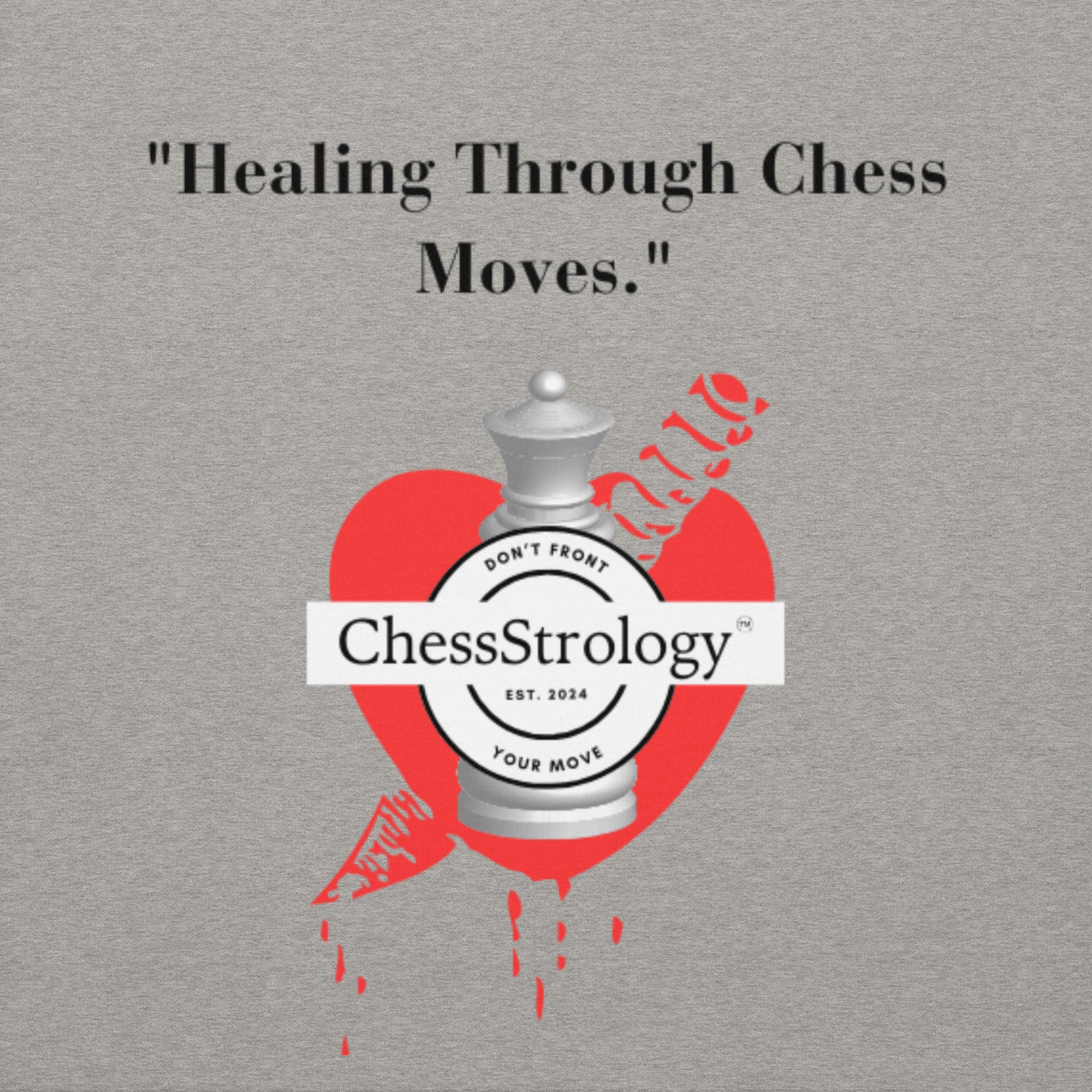 ChessStrology Healing Through Chess Moves Unisex Hoodie