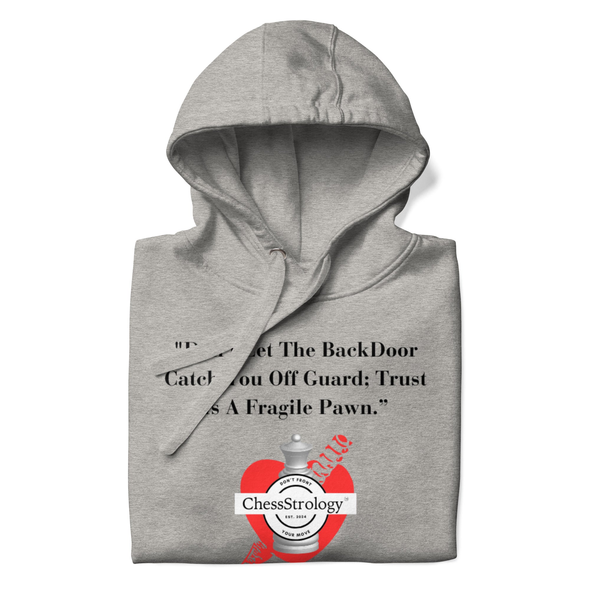 ChessStrology Don't Let The Backdoor Catch You Unisex Hoodie