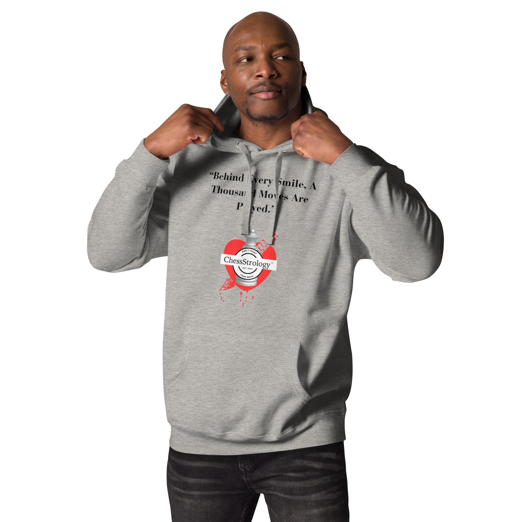 ChessStrology Behind Every Smile Unisex Hoodie