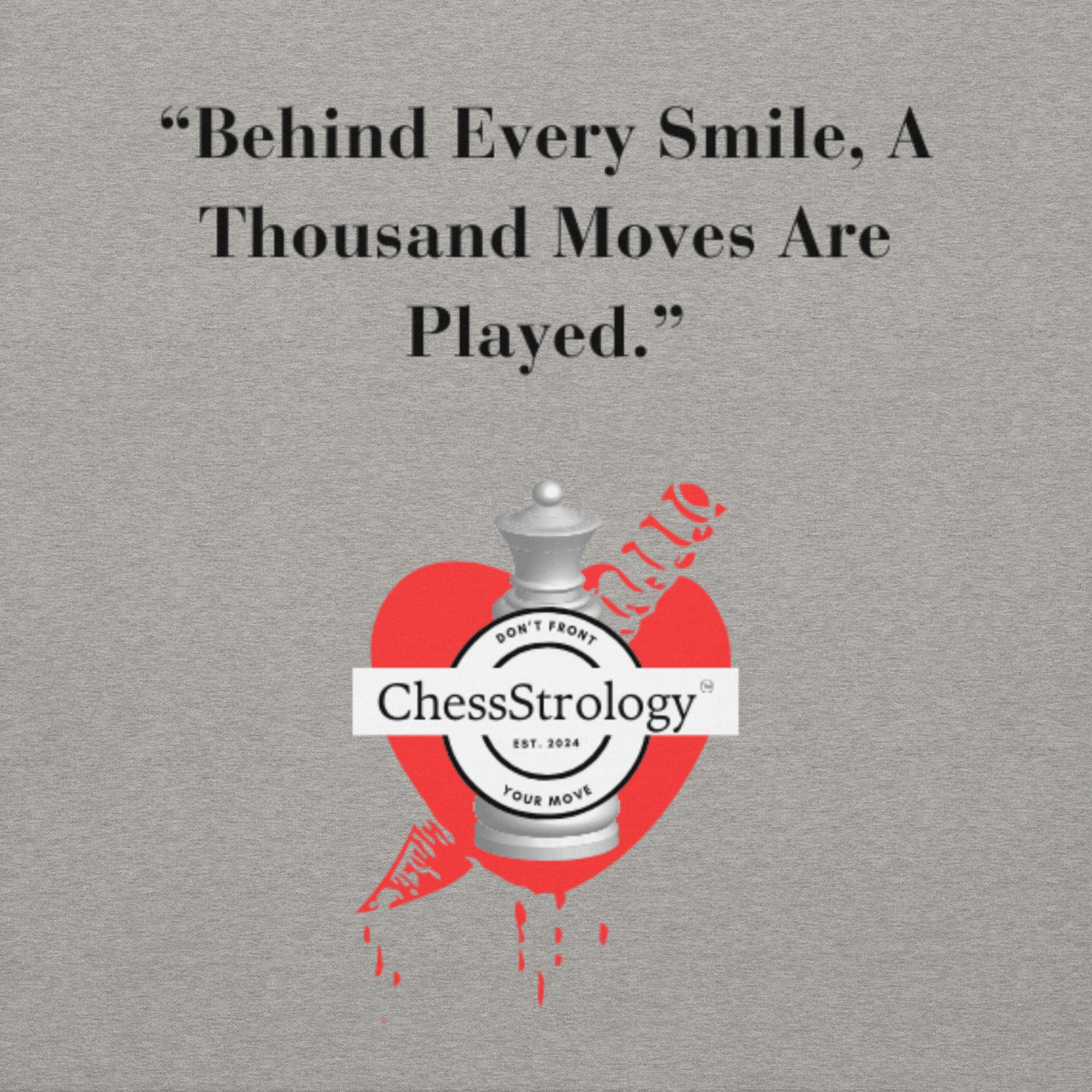 ChessStrology Behind Every Smile Unisex Hoodie