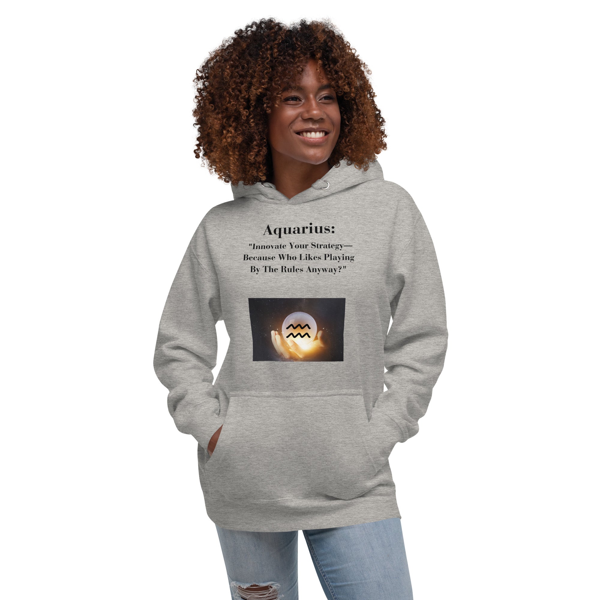 ChessStrology Zodiac Unisex Aquarius Hoodie