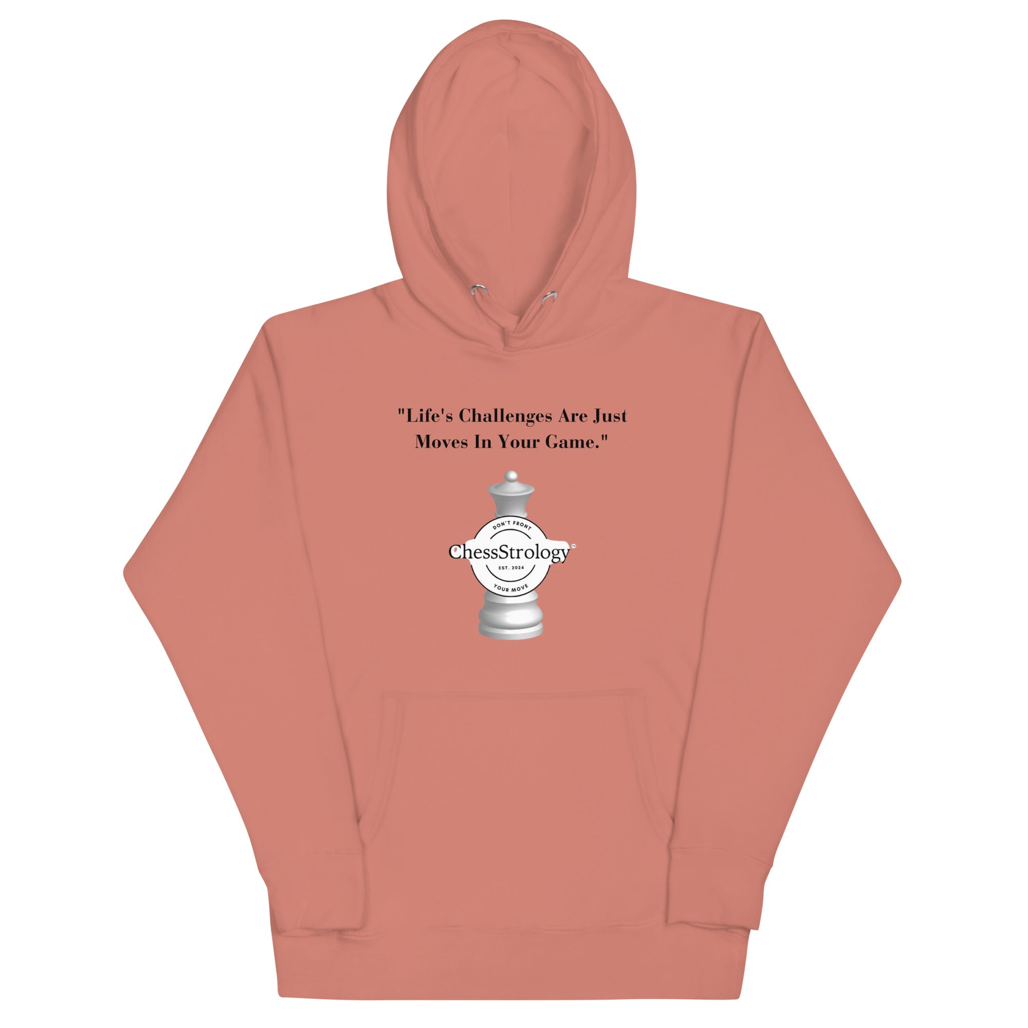 ChessStrology Life Challenges Are Just Move Unisex Hoodie