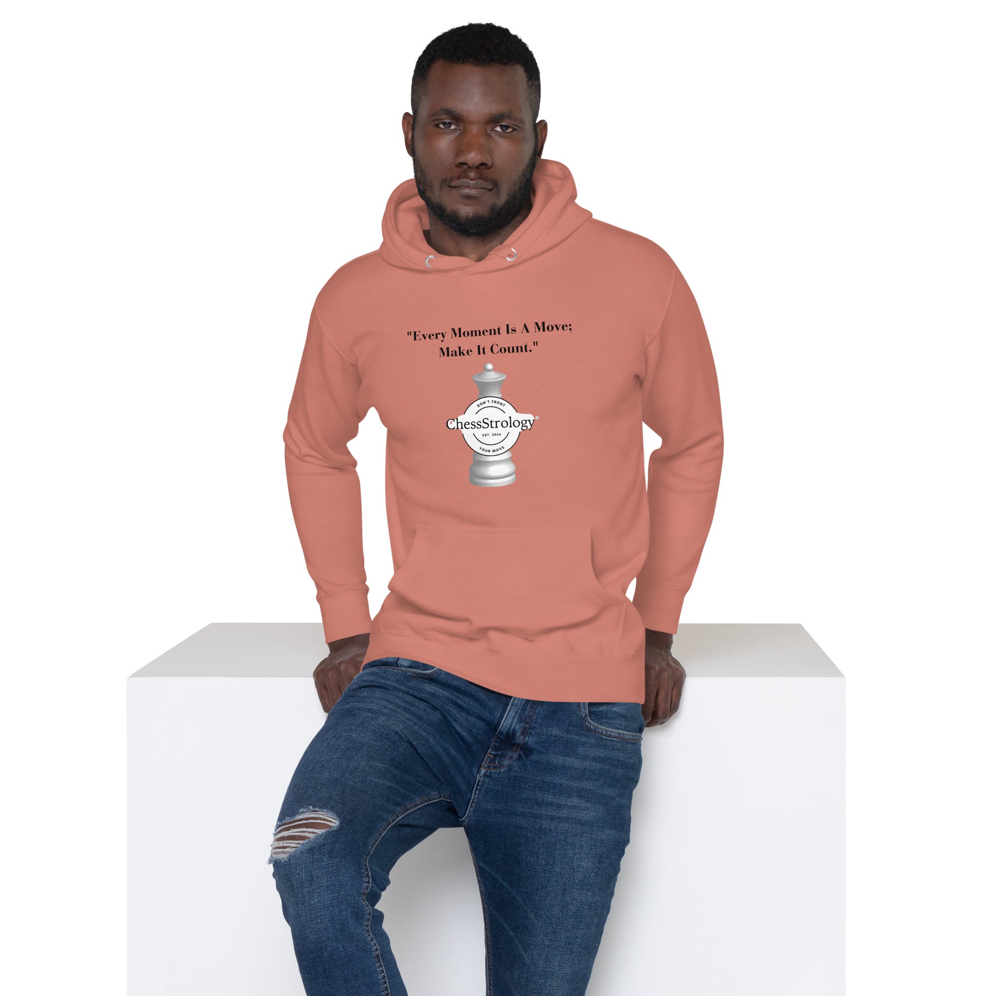 ChessStrology Every Moment  Is a Move Unisex Hoodie