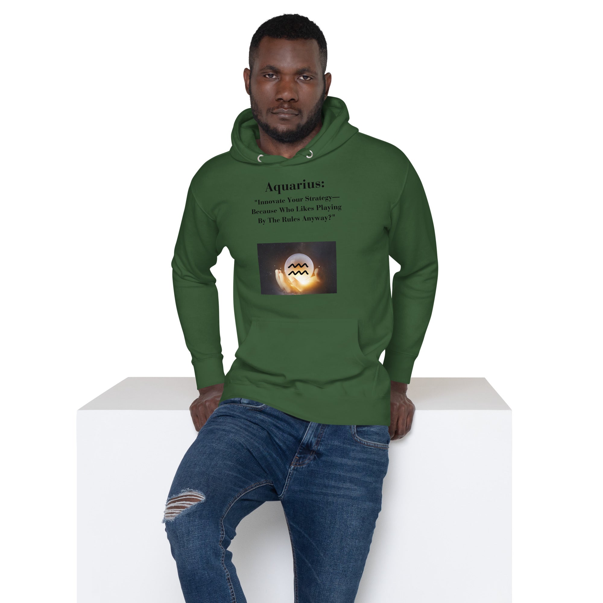 ChessStrology Zodiac Unisex Aquarius Hoodie