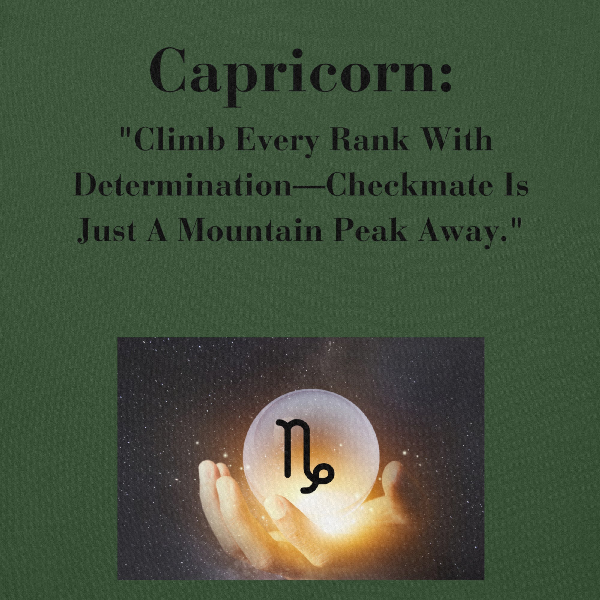 ChessStrology Zodiac Unisex Capricorn Hoodie