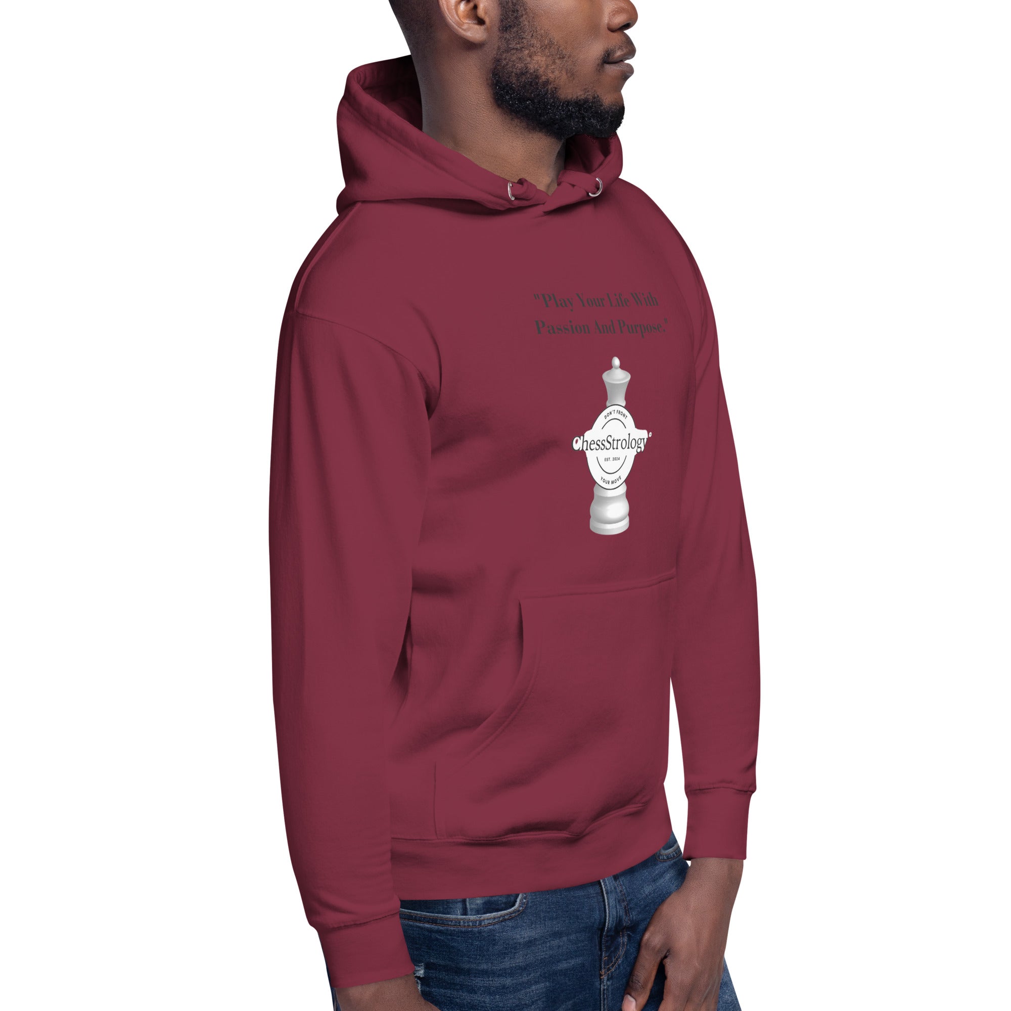 ChessStrology Play Your Life With Passion And Purpose Unisex Hoodie