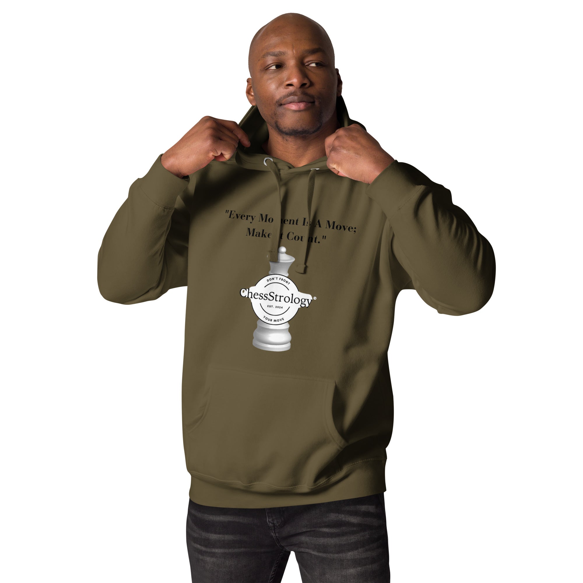 ChessStrology Every Moment  Is a Move Unisex Hoodie