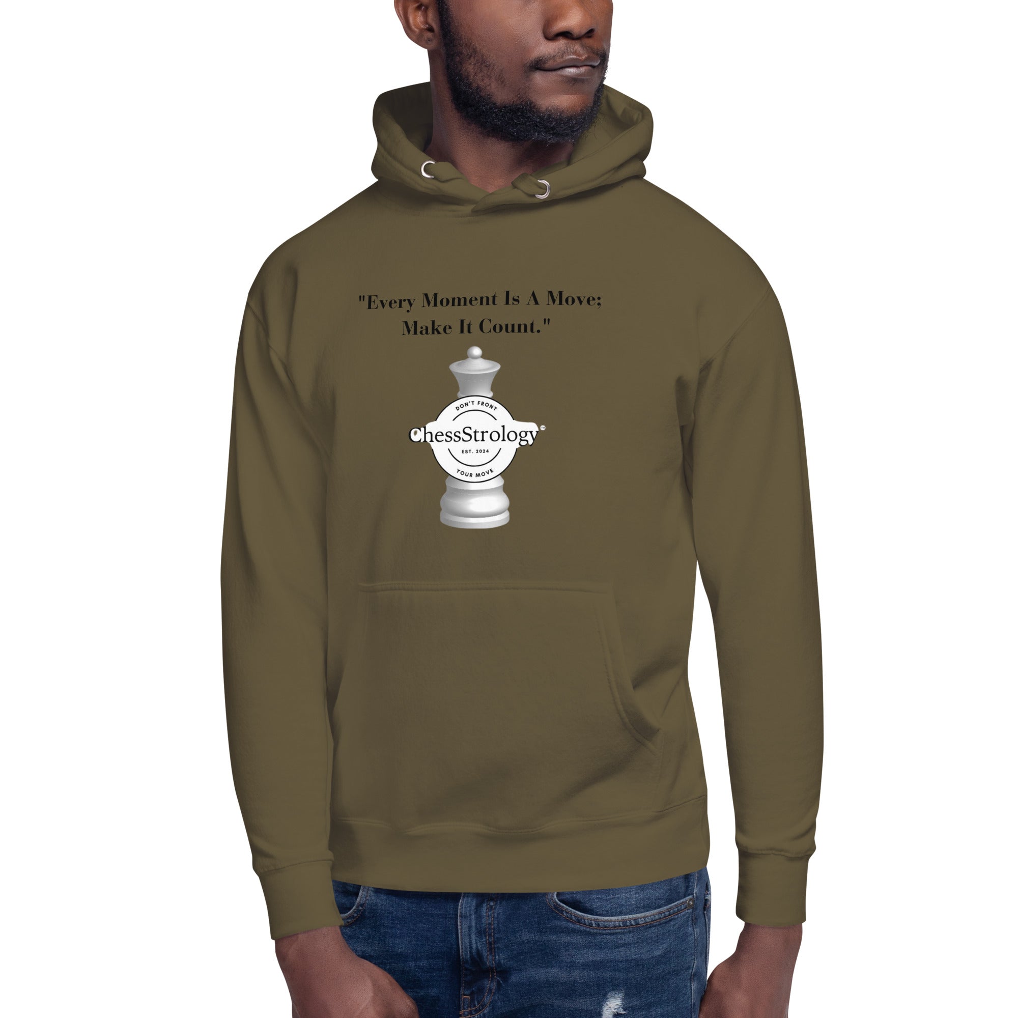 ChessStrology Every Moment  Is a Move Unisex Hoodie