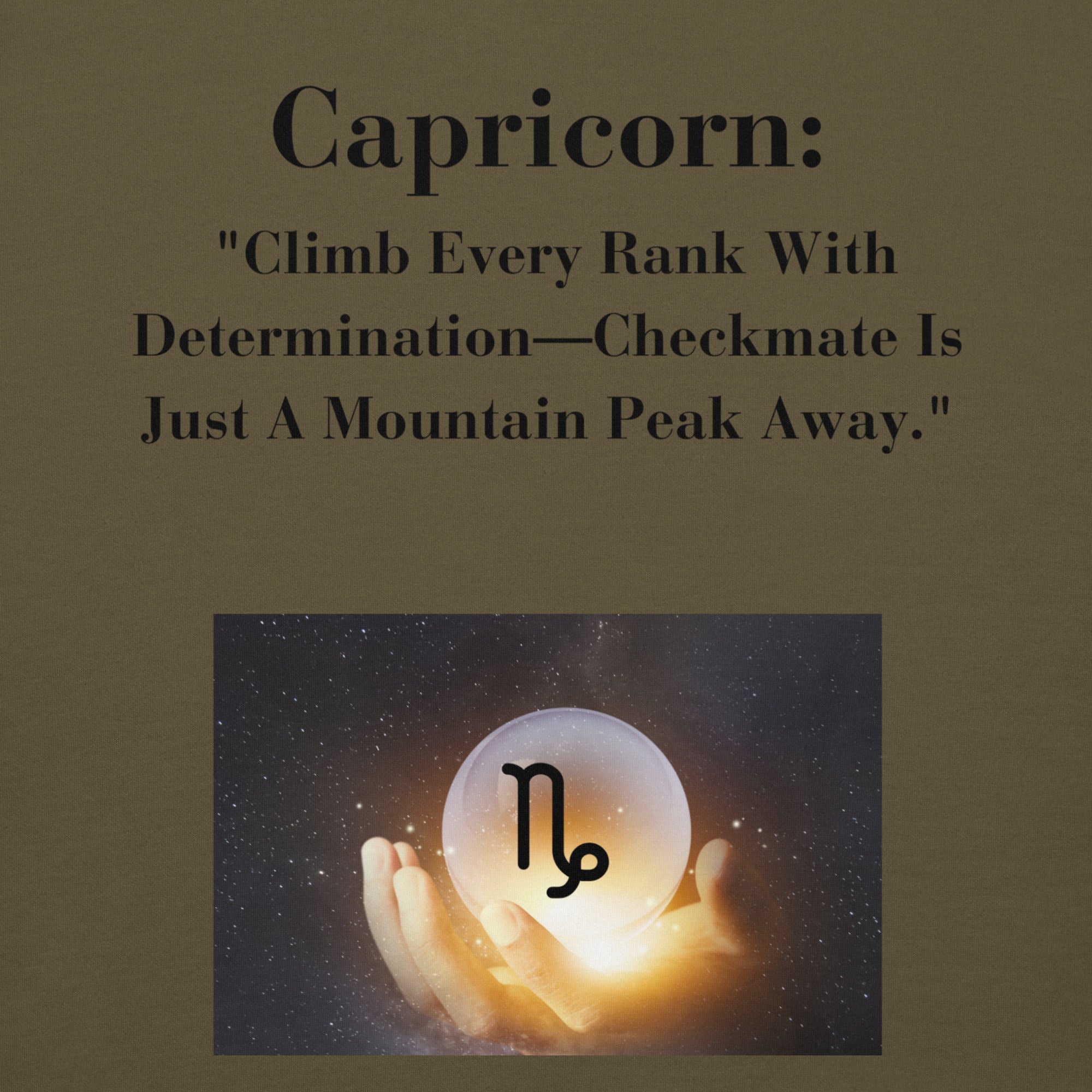 ChessStrology Zodiac Unisex Capricorn Hoodie