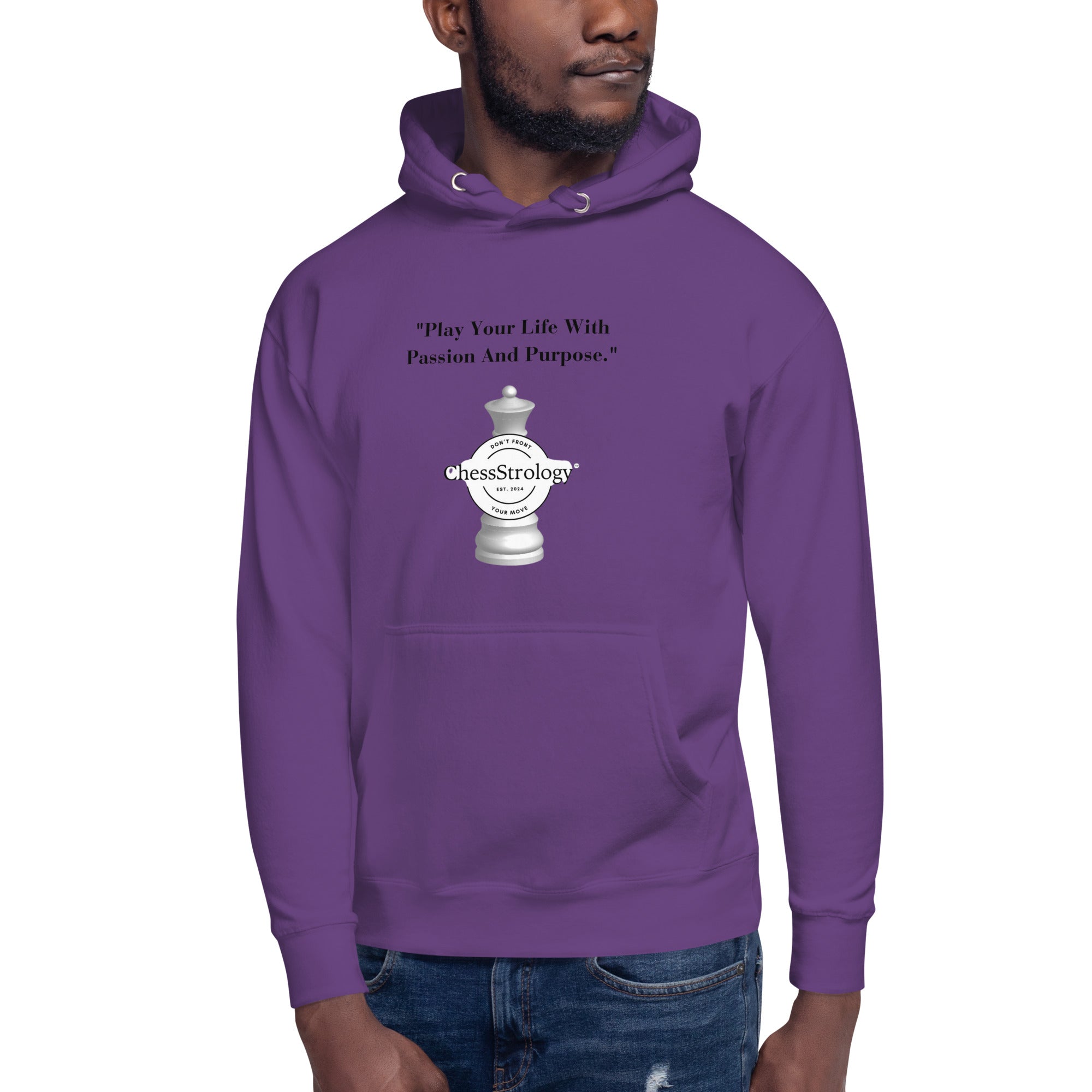 ChessStrology Play Your Life With Passion And Purpose Unisex Hoodie