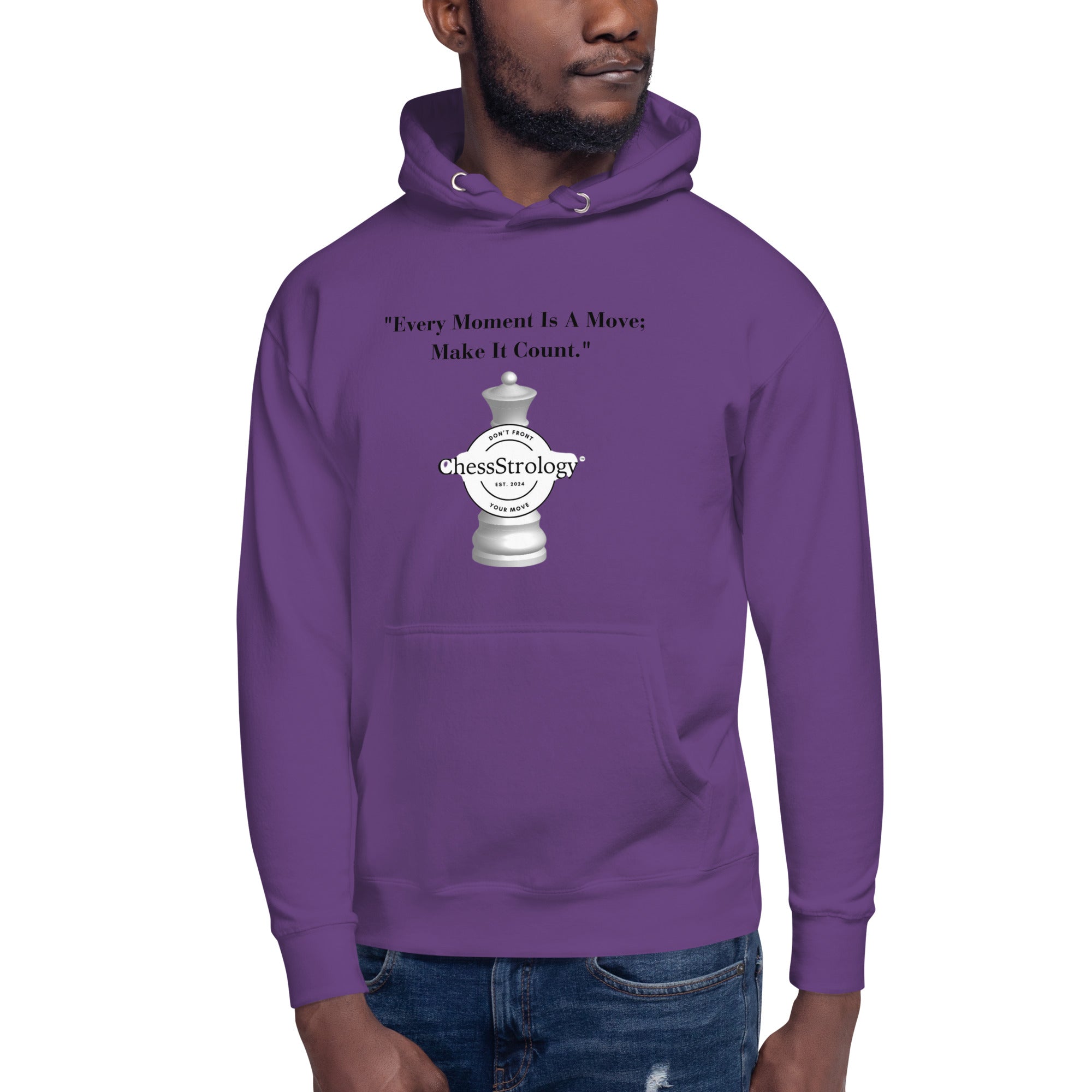 ChessStrology Every Moment  Is a Move Unisex Hoodie