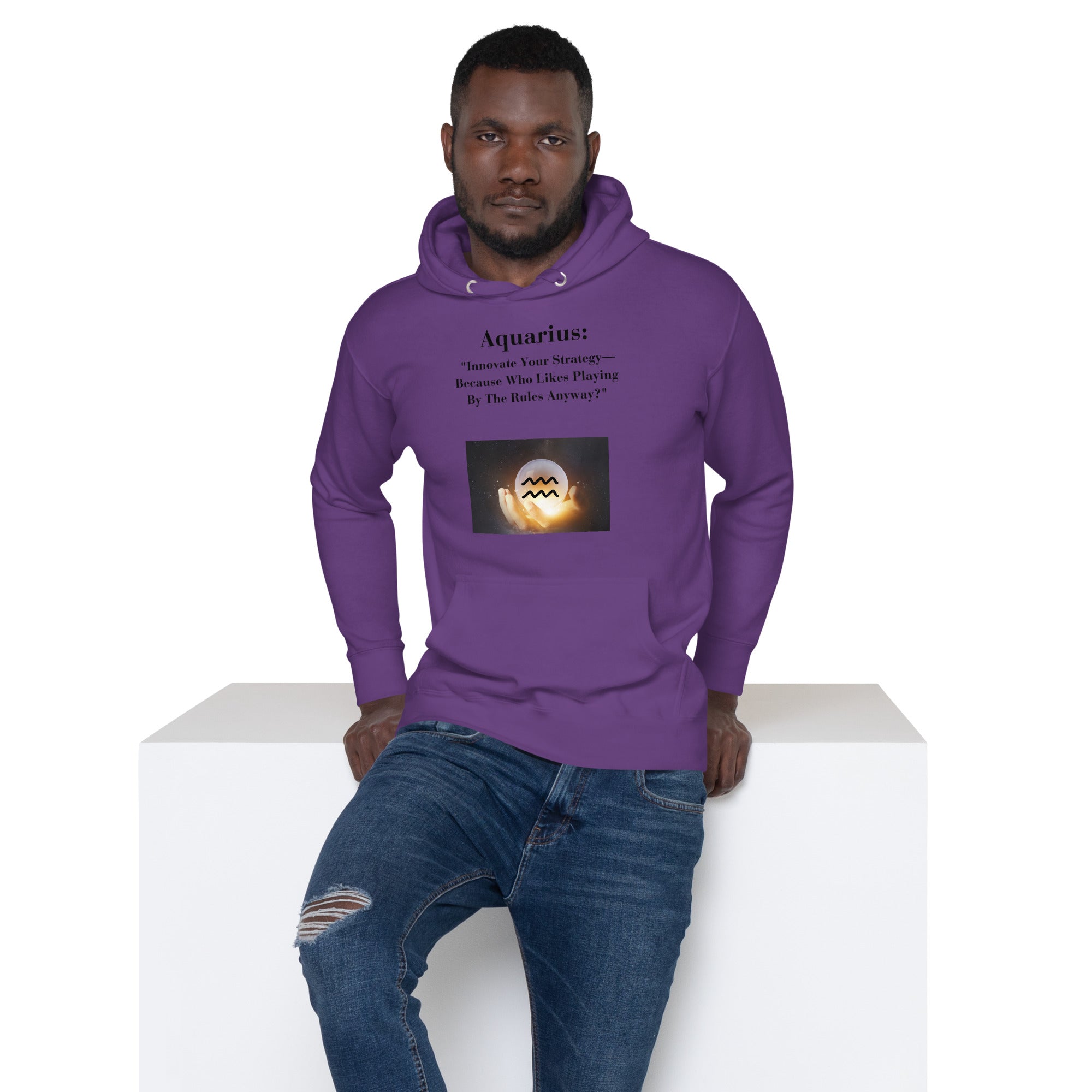 ChessStrology Zodiac Unisex Aquarius Hoodie