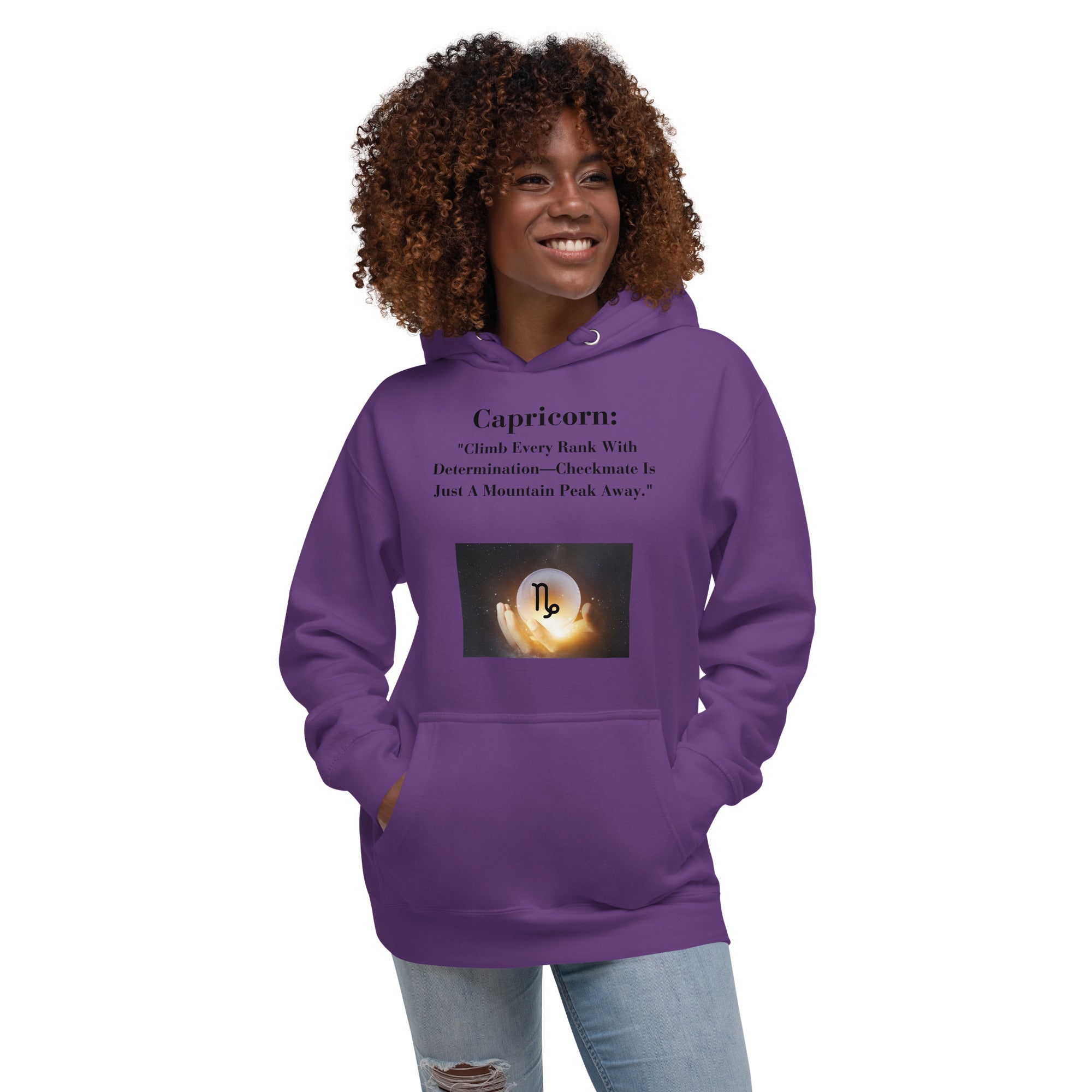 ChessStrology Zodiac Unisex Capricorn Hoodie