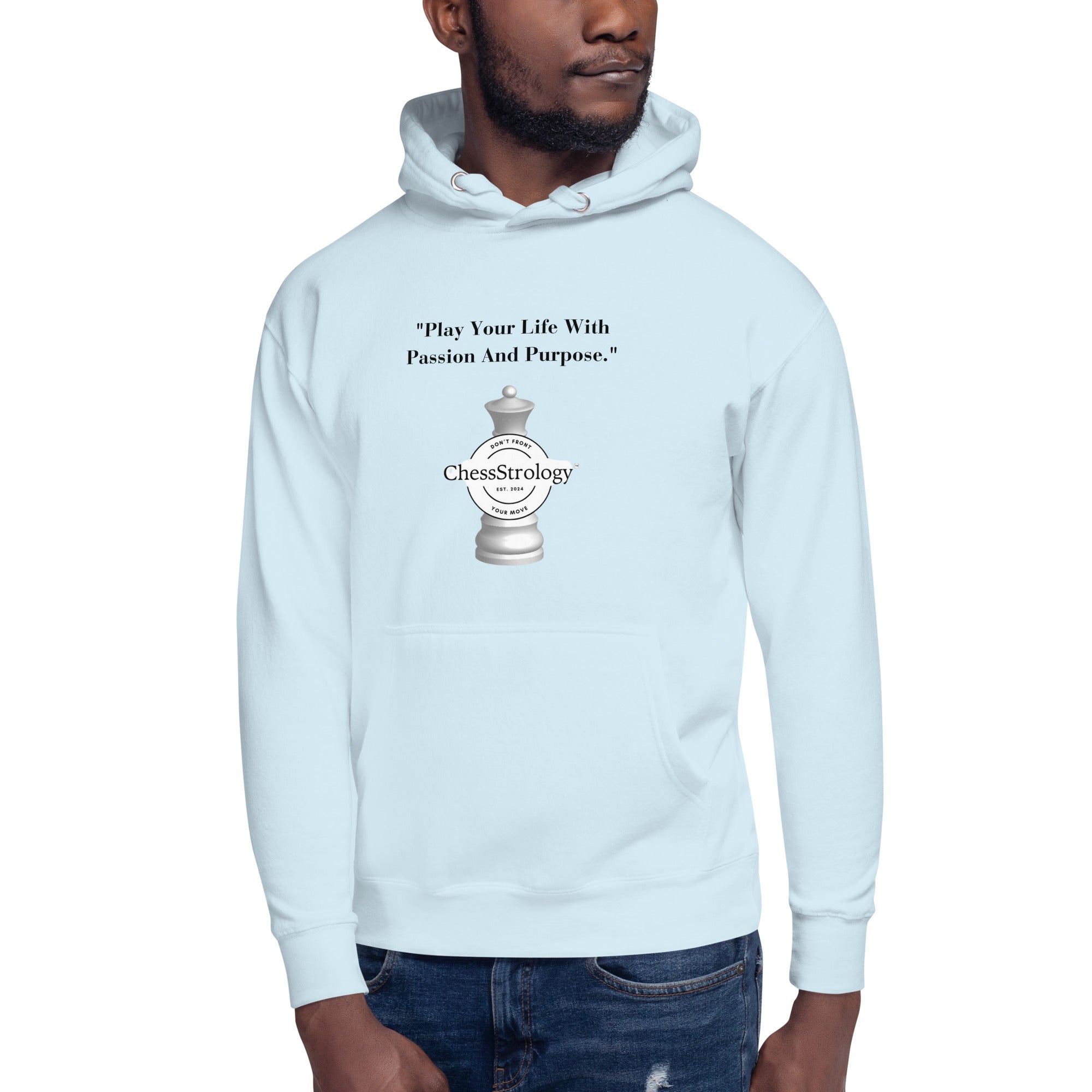 ChessStrology Play Your Life With Passion And Purpose Unisex Hoodie