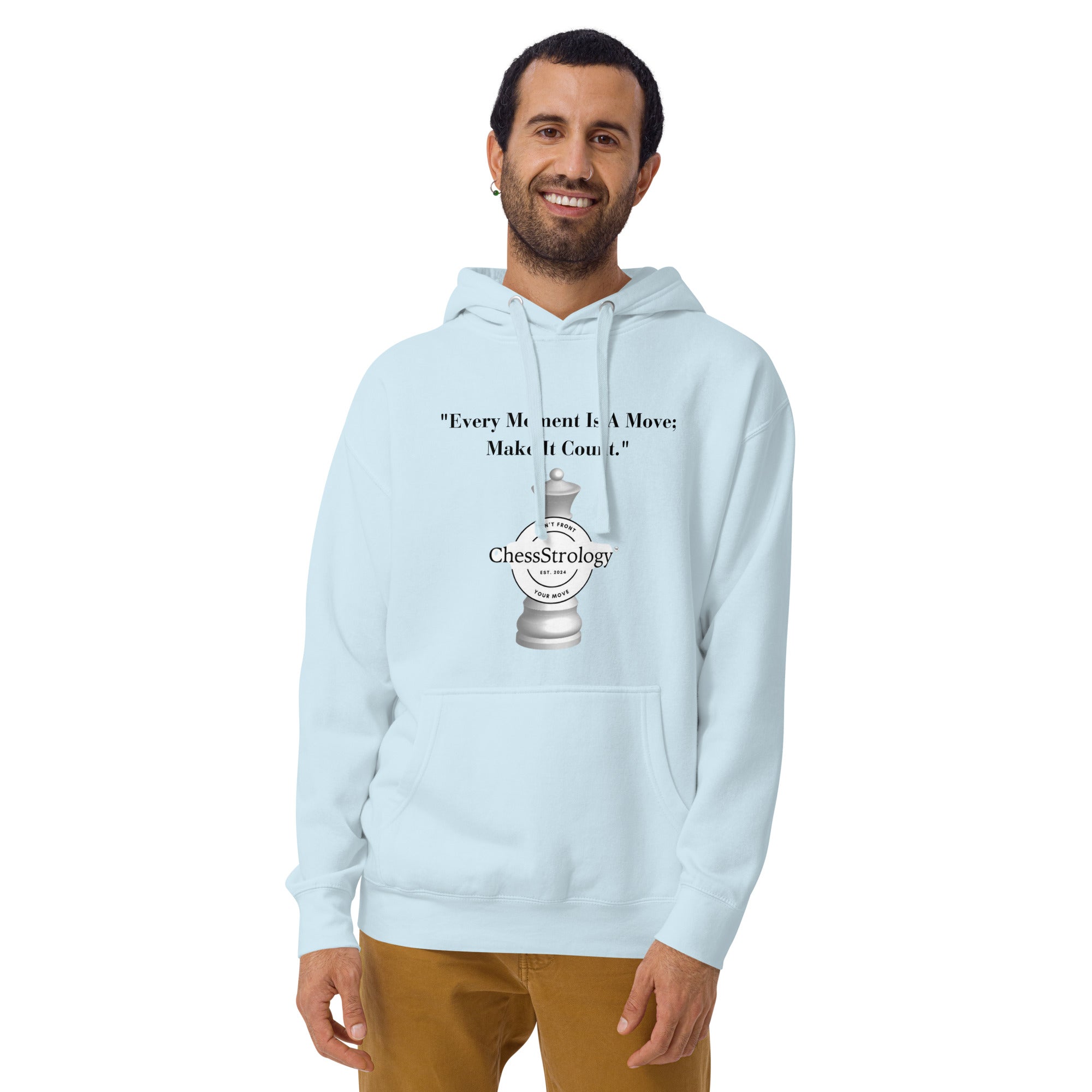 ChessStrology Every Moment  Is a Move Unisex Hoodie