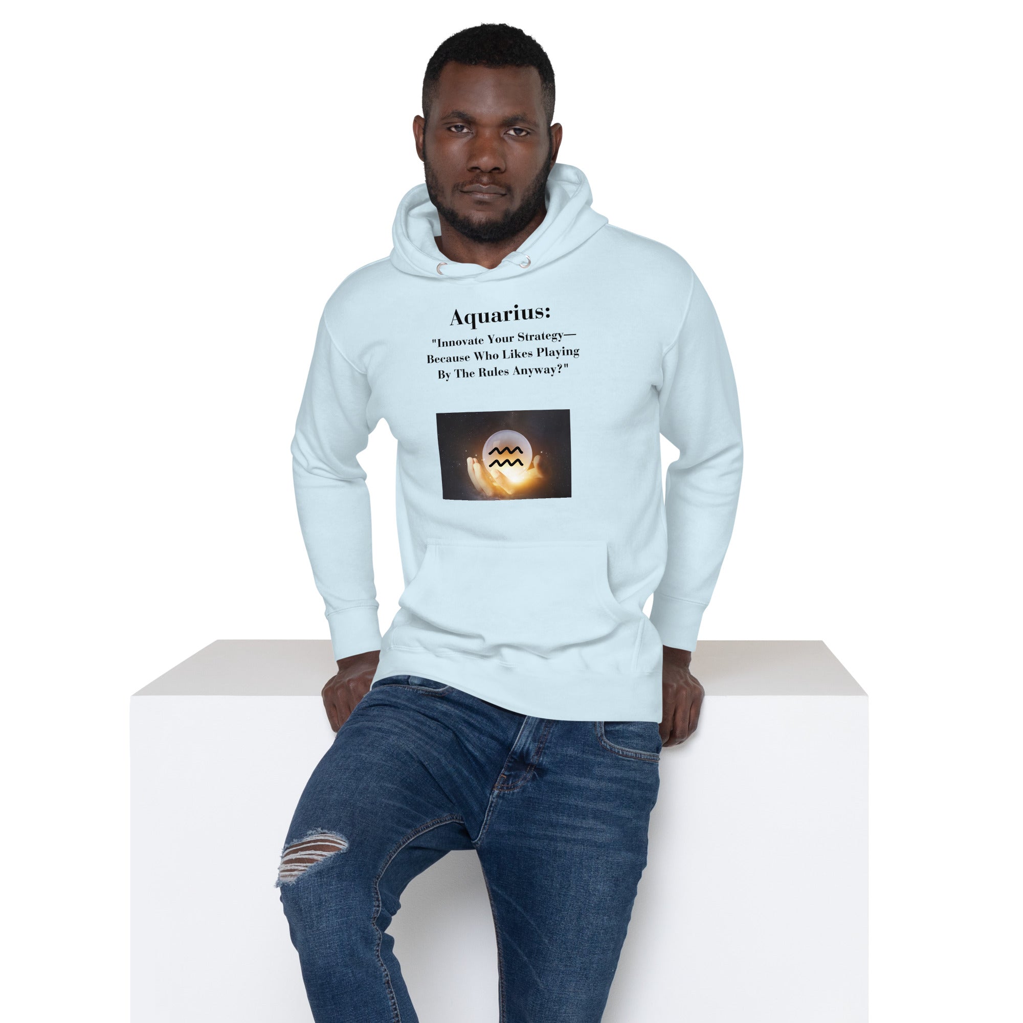 ChessStrology Zodiac Unisex Aquarius Hoodie