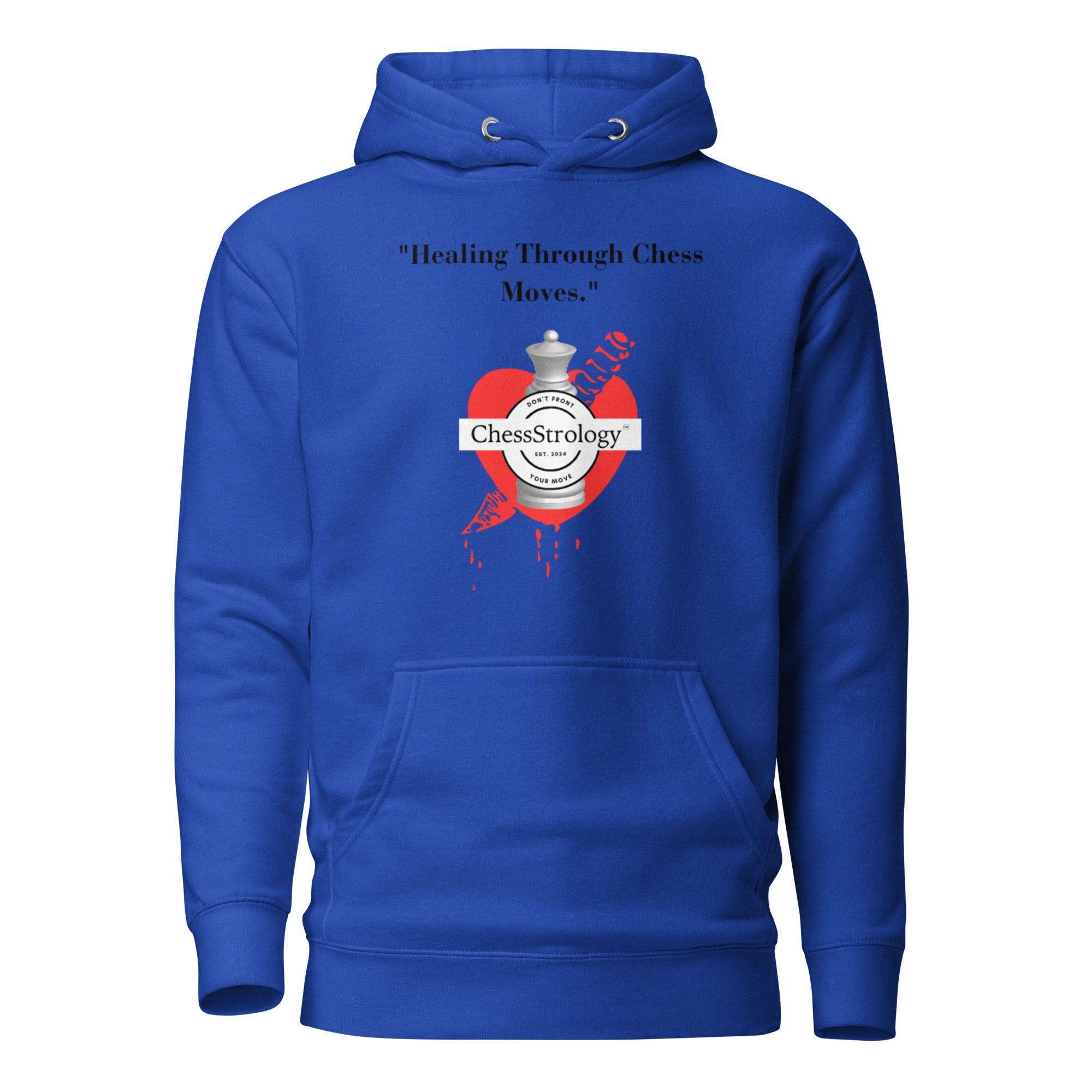 ChessStrology Healing Through Chess Moves Unisex Hoodie