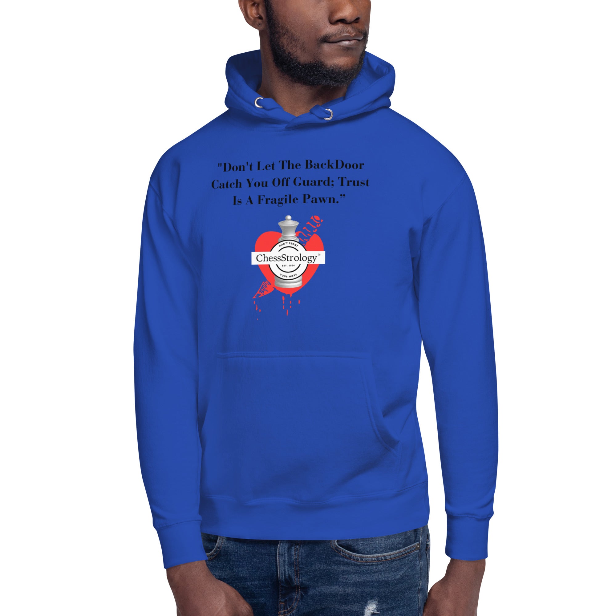 ChessStrology Don't Let The Backdoor Catch You Unisex Hoodie