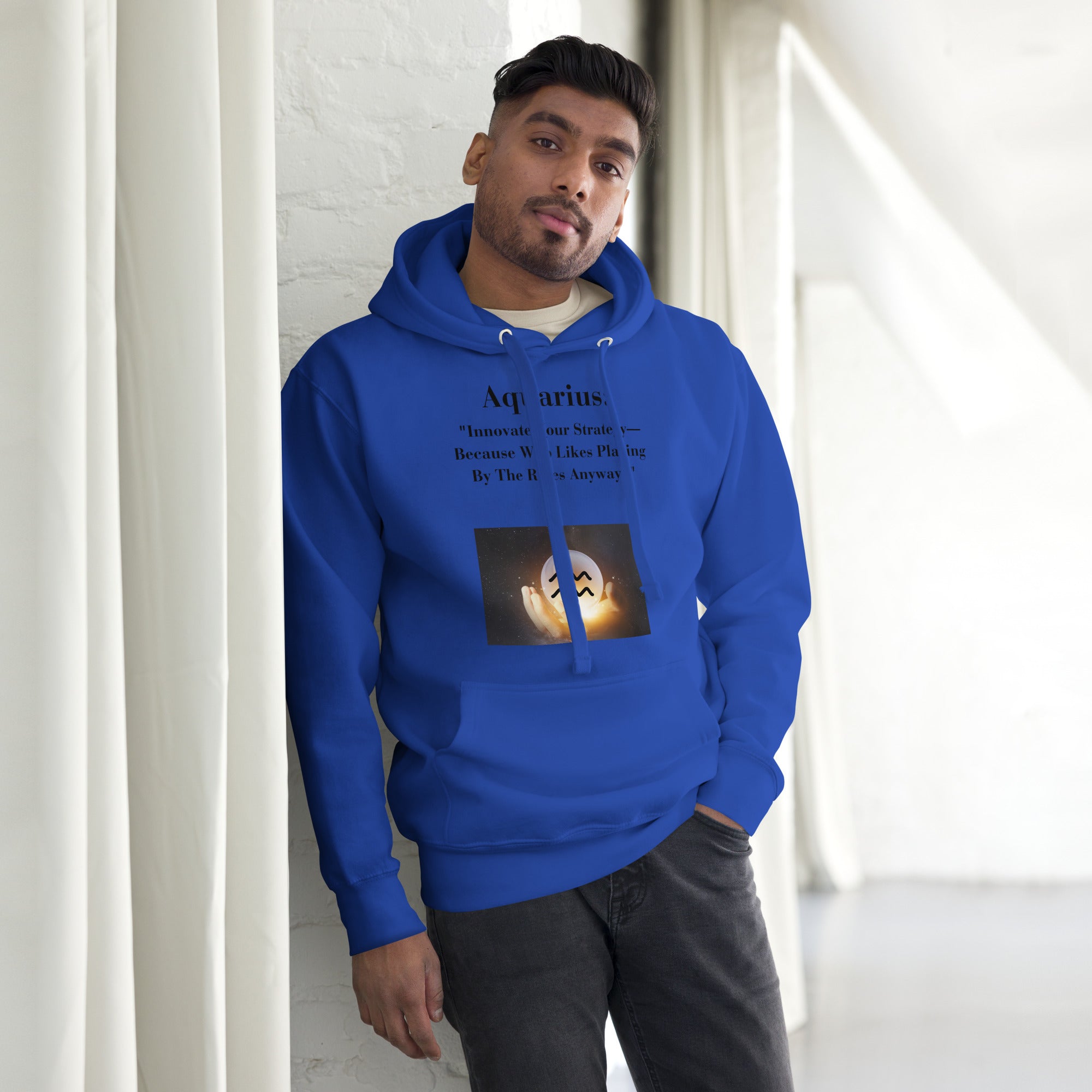 ChessStrology Zodiac Unisex Aquarius Hoodie