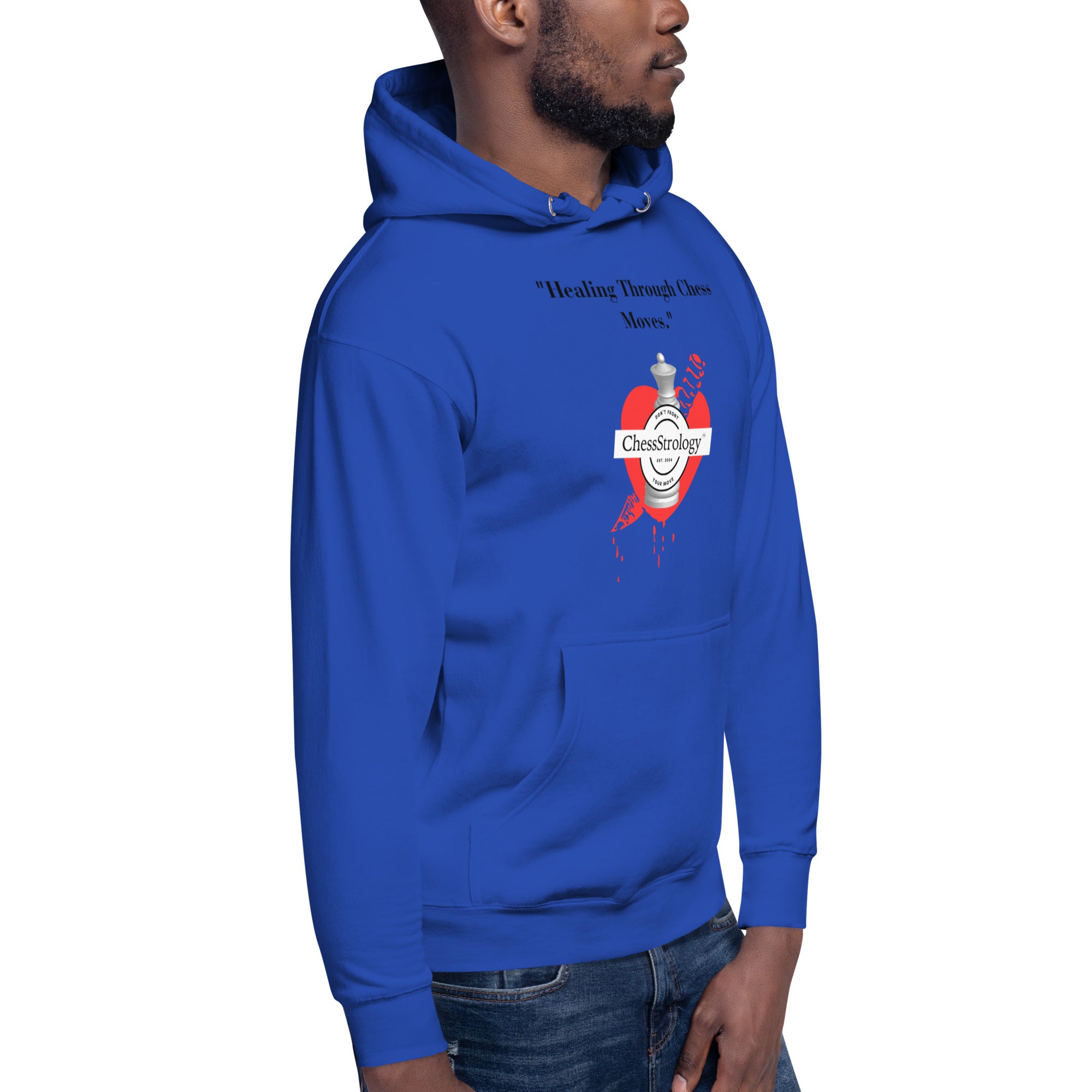 ChessStrology Healing Through Chess Moves Unisex Hoodie