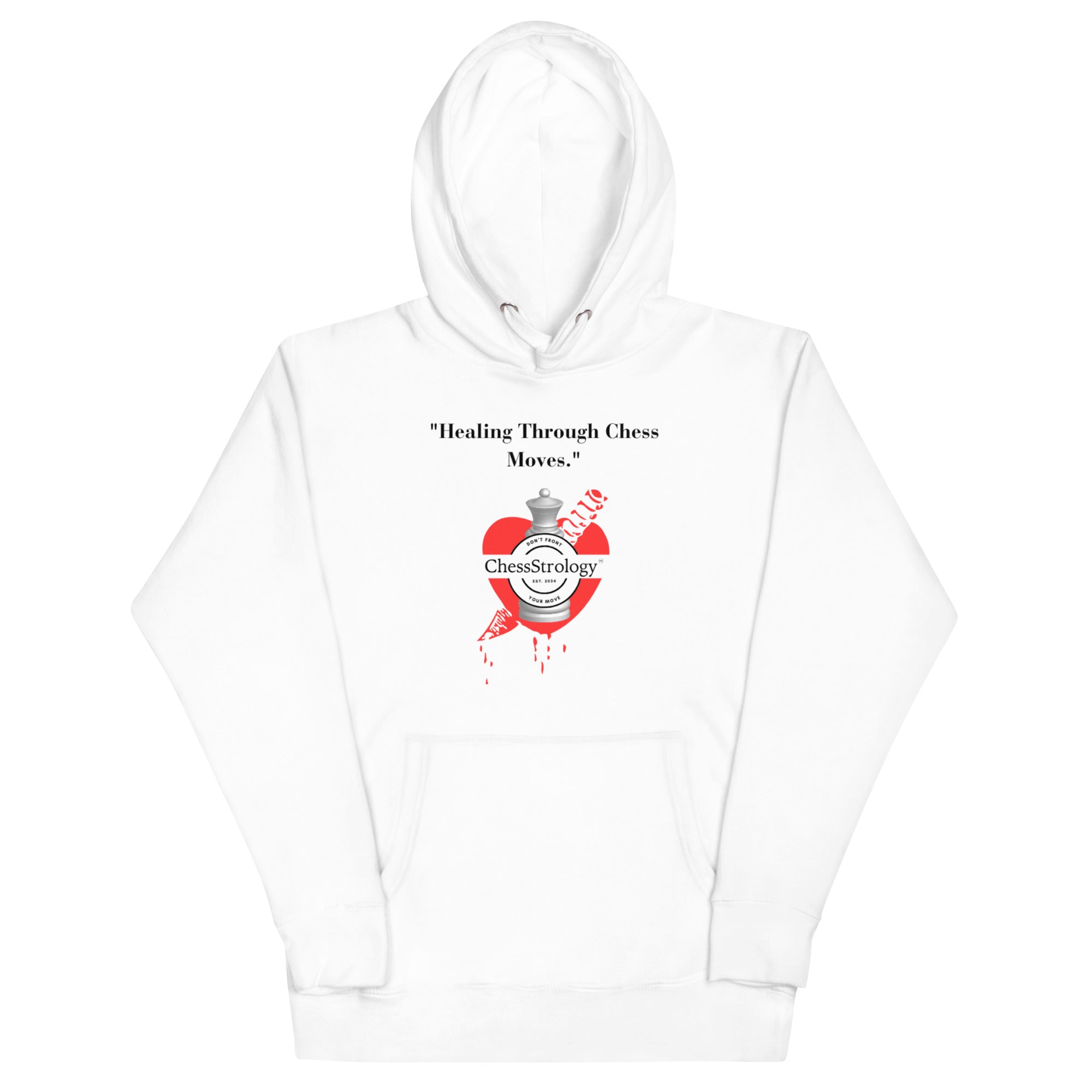 ChessStrology Healing Through Chess Moves Unisex Hoodie