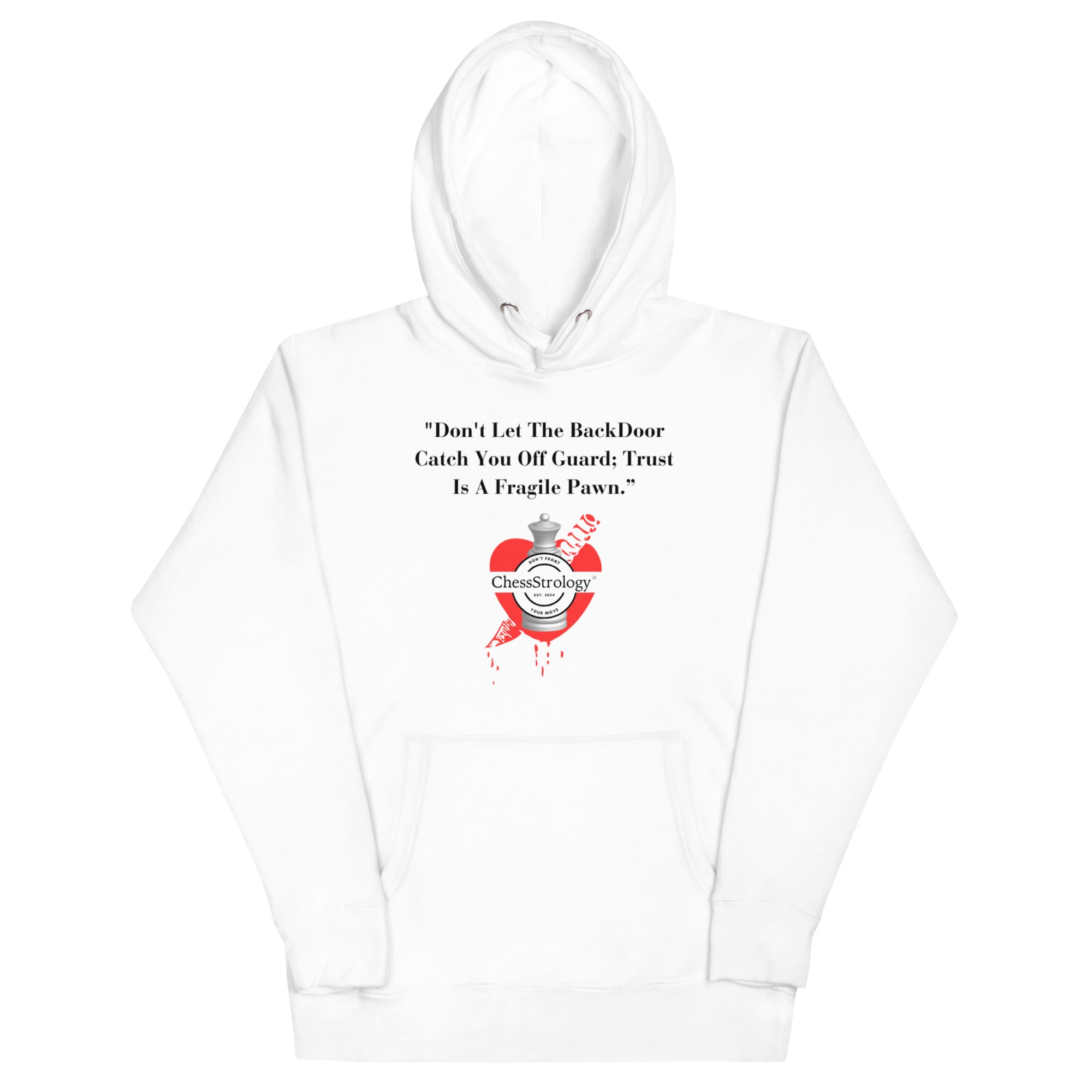 ChessStrology Don't Let The Backdoor Catch You Unisex Hoodie