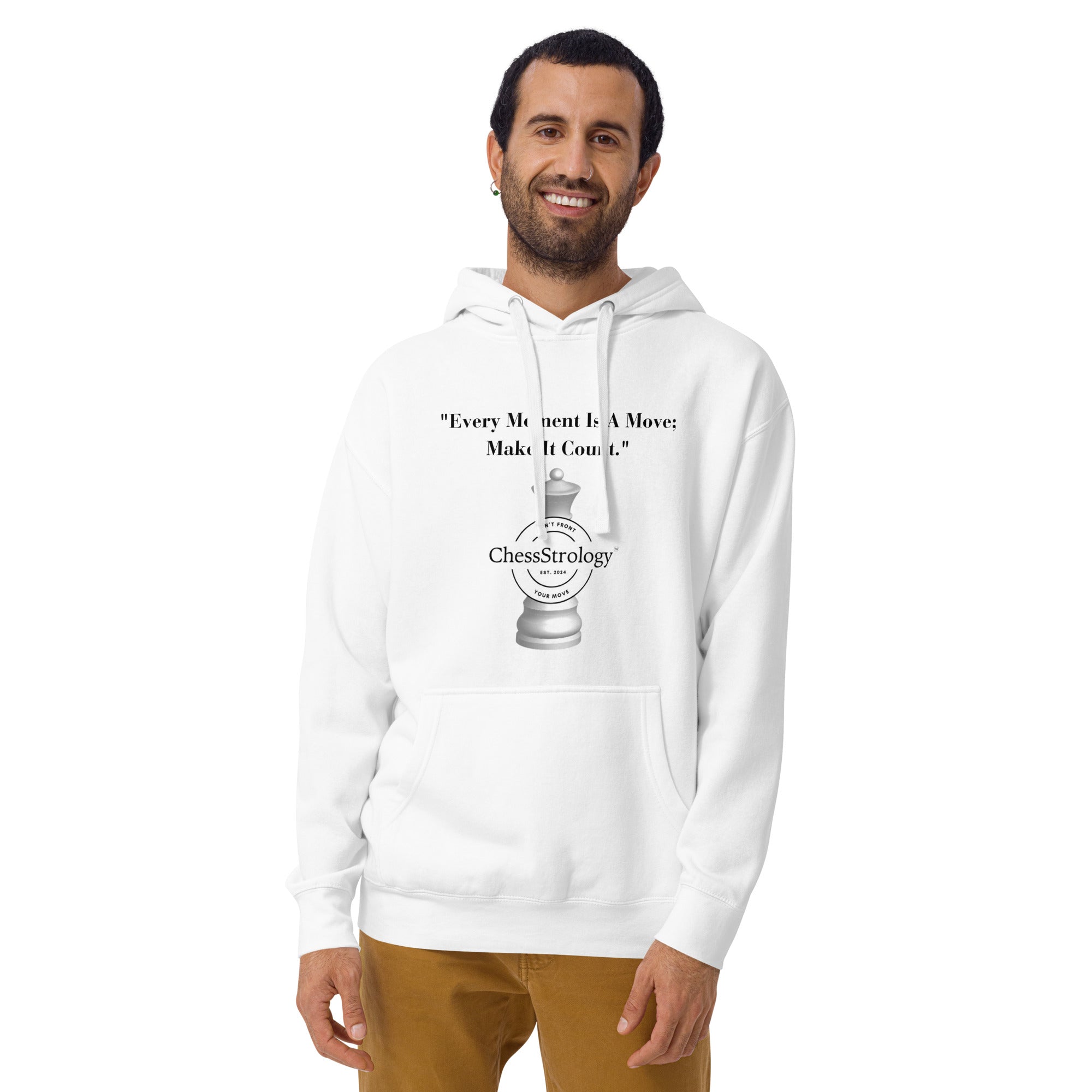 ChessStrology Every Moment  Is a Move Unisex Hoodie