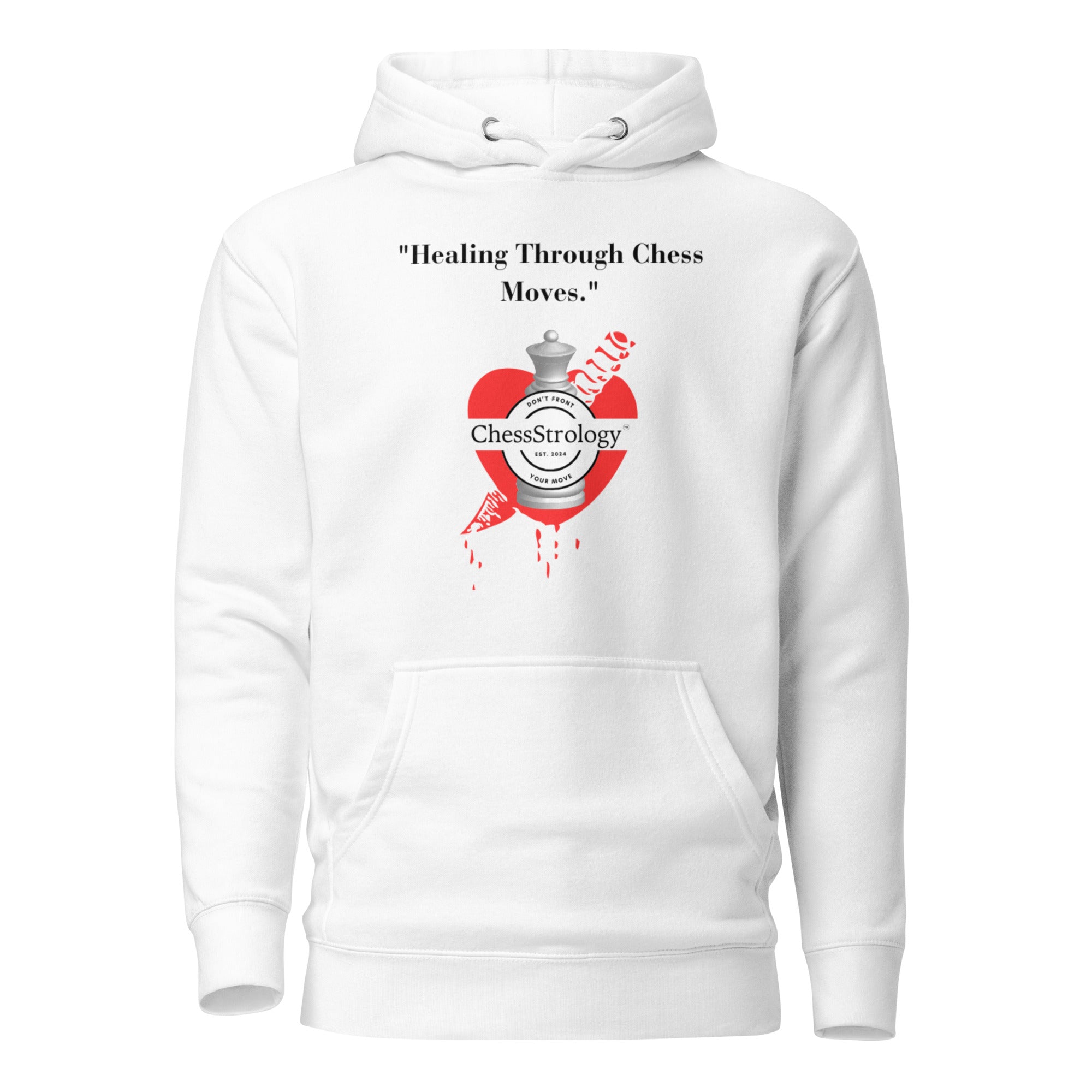 ChessStrology Healing Through Chess Moves Unisex Hoodie