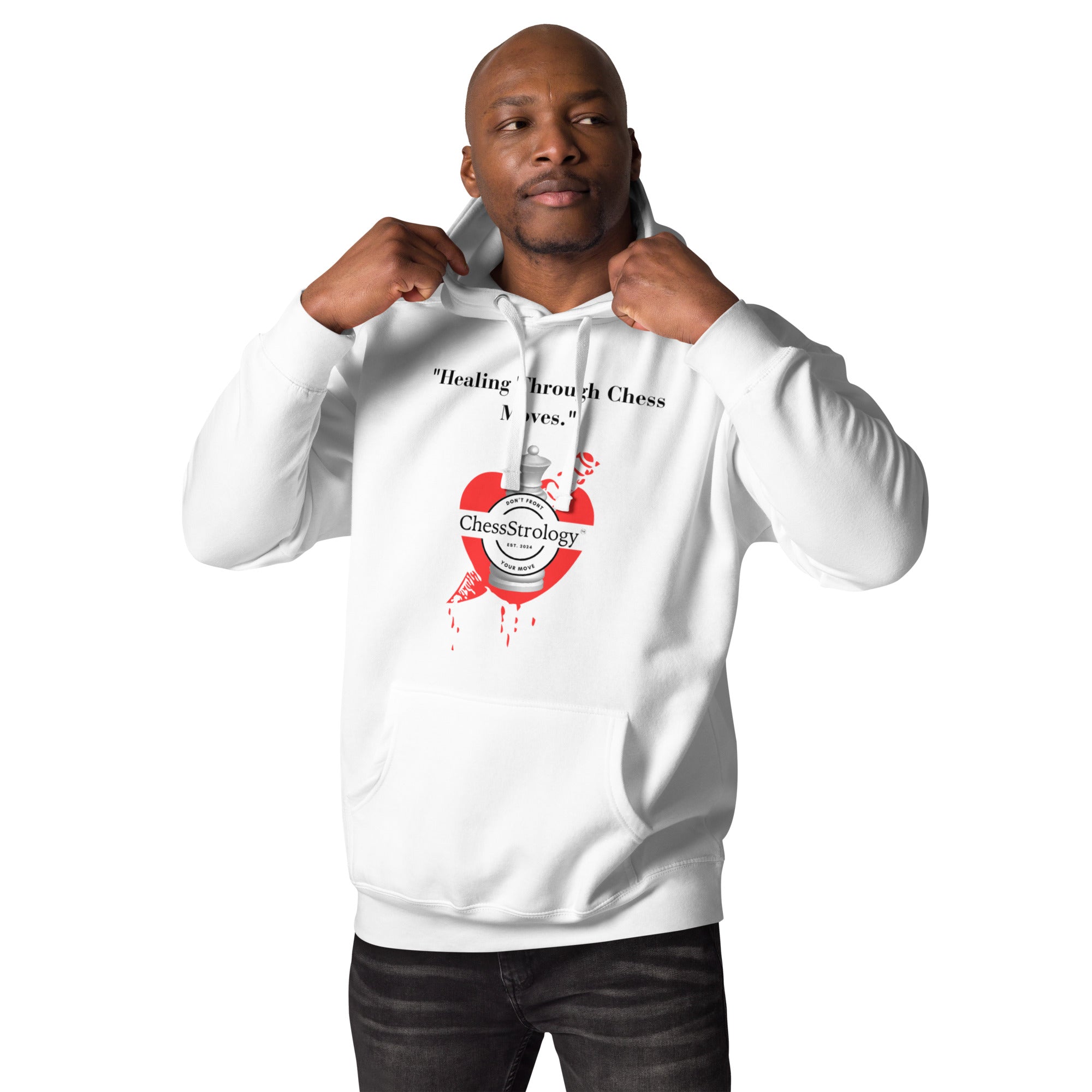 ChessStrology Healing Through Chess Moves Unisex Hoodie