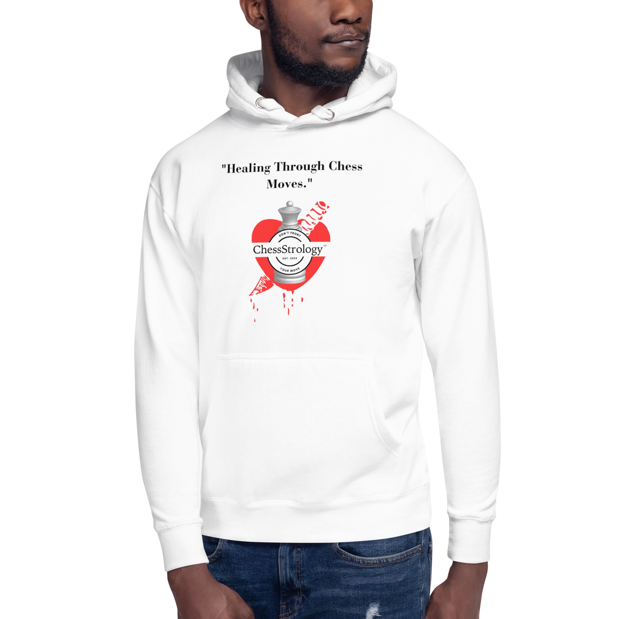 ChessStrology Healing Through Chess Moves Unisex Hoodie