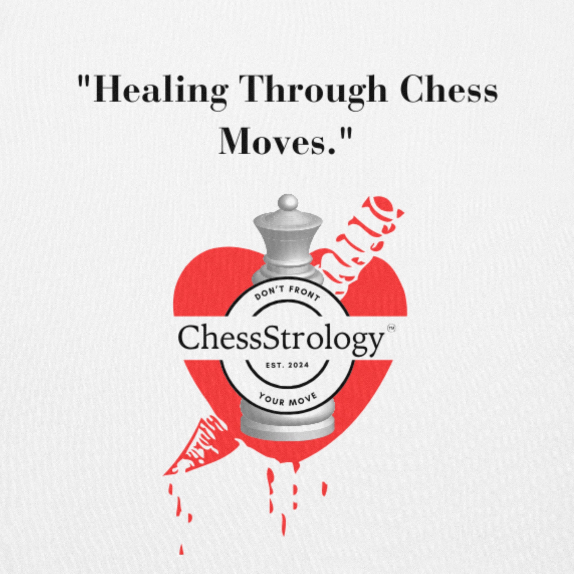 ChessStrology Healing Through Chess Moves Unisex Hoodie