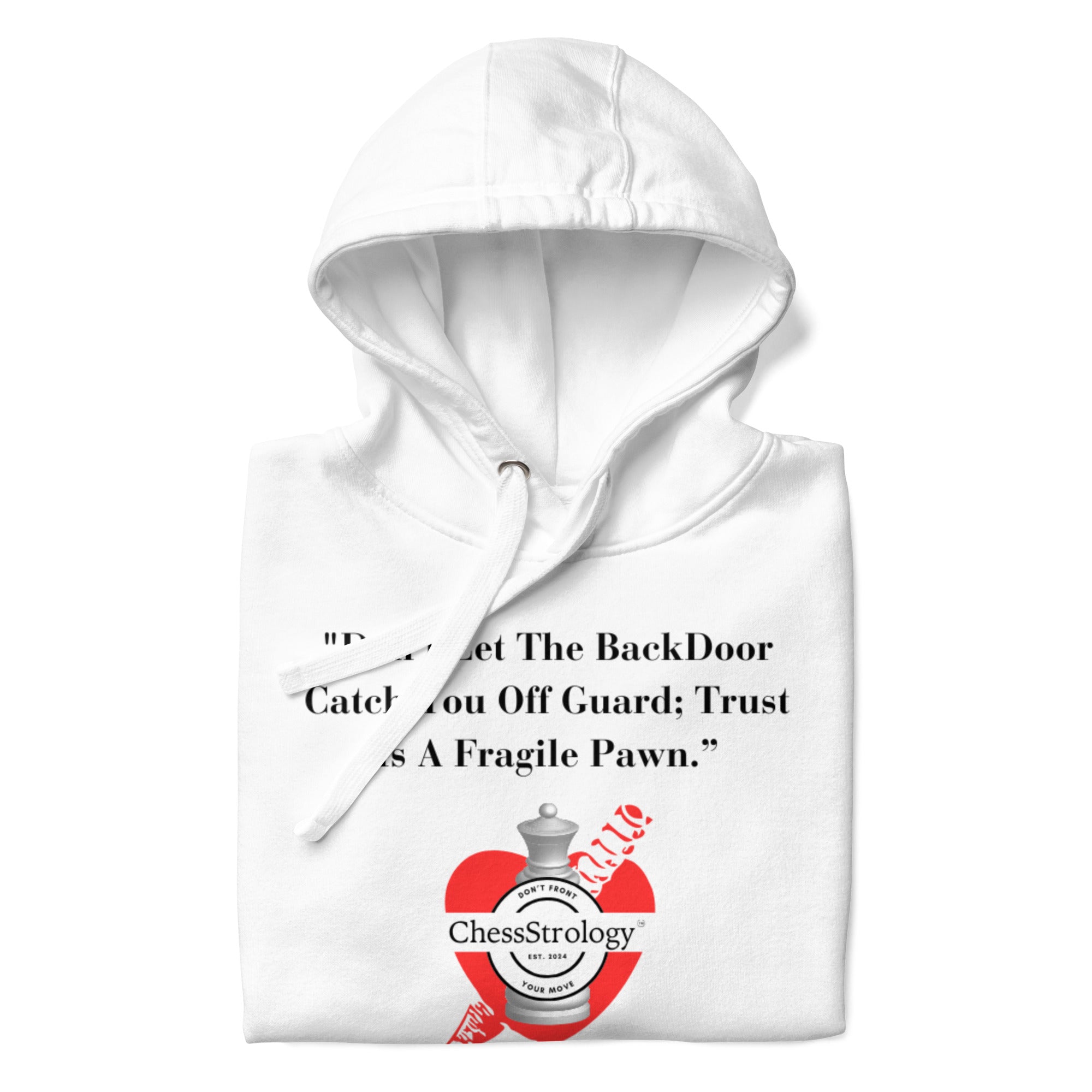 ChessStrology Don't Let The Backdoor Catch You Unisex Hoodie