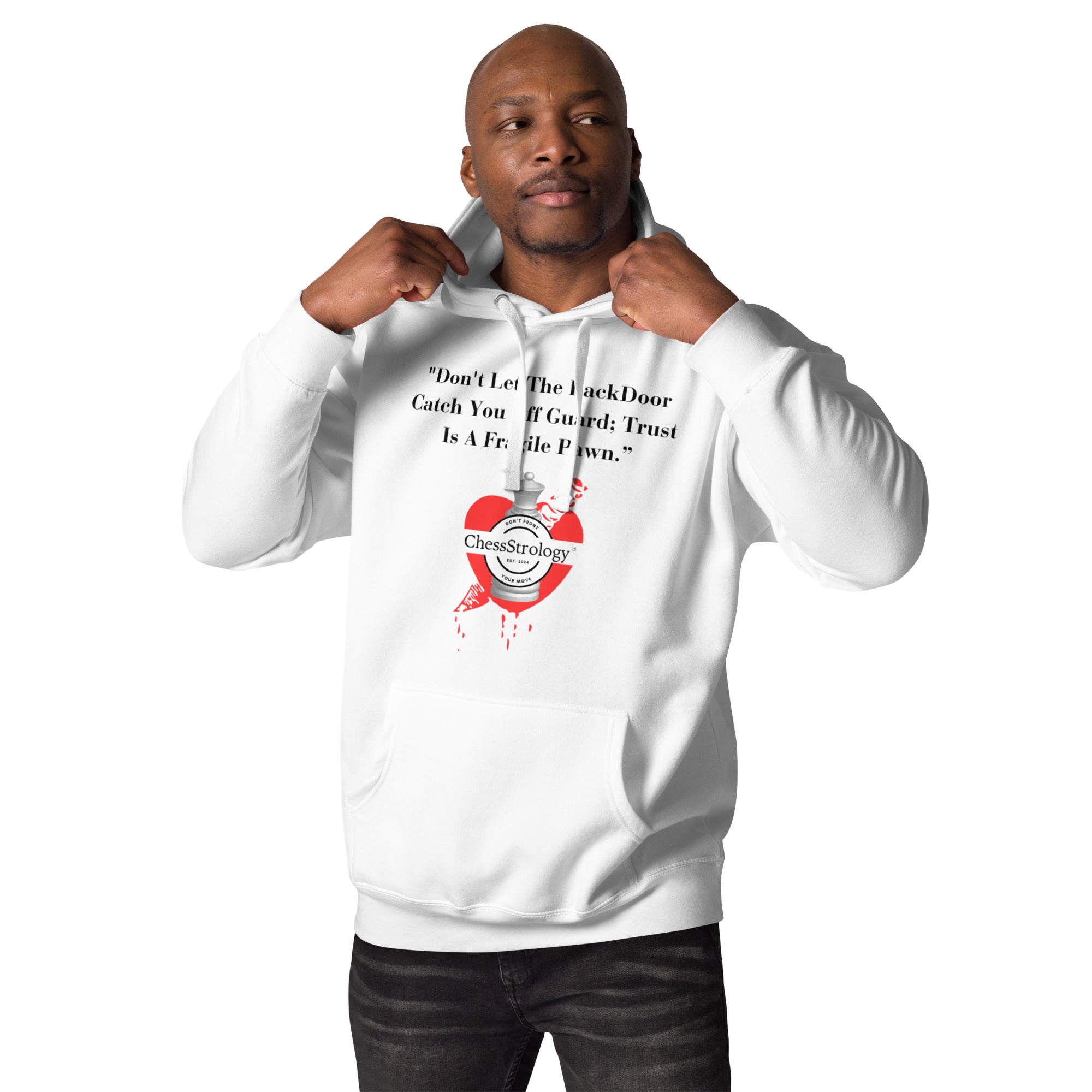 ChessStrology Don't Let The Backdoor Catch You Unisex Hoodie