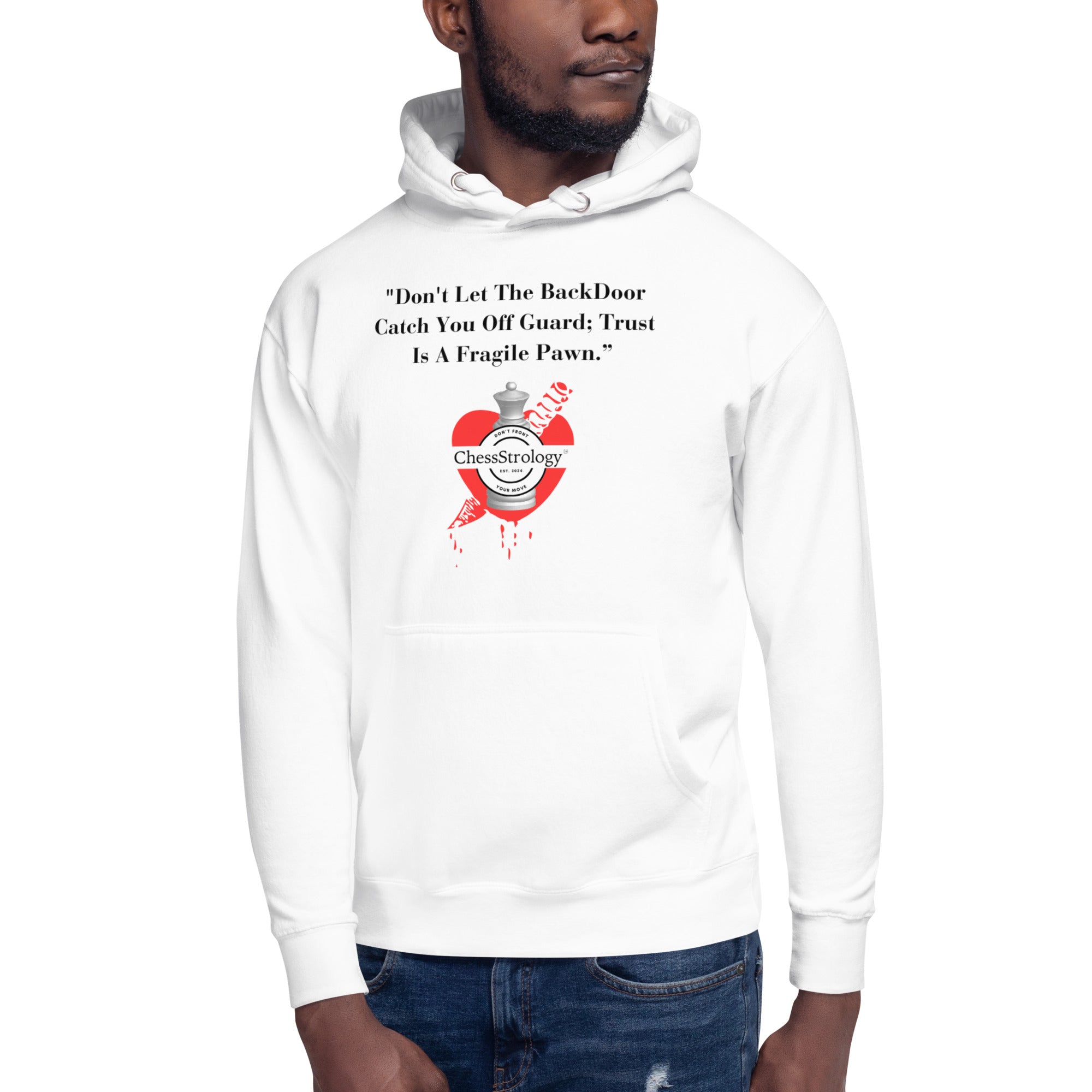 ChessStrology Don't Let The Backdoor Catch You Unisex Hoodie