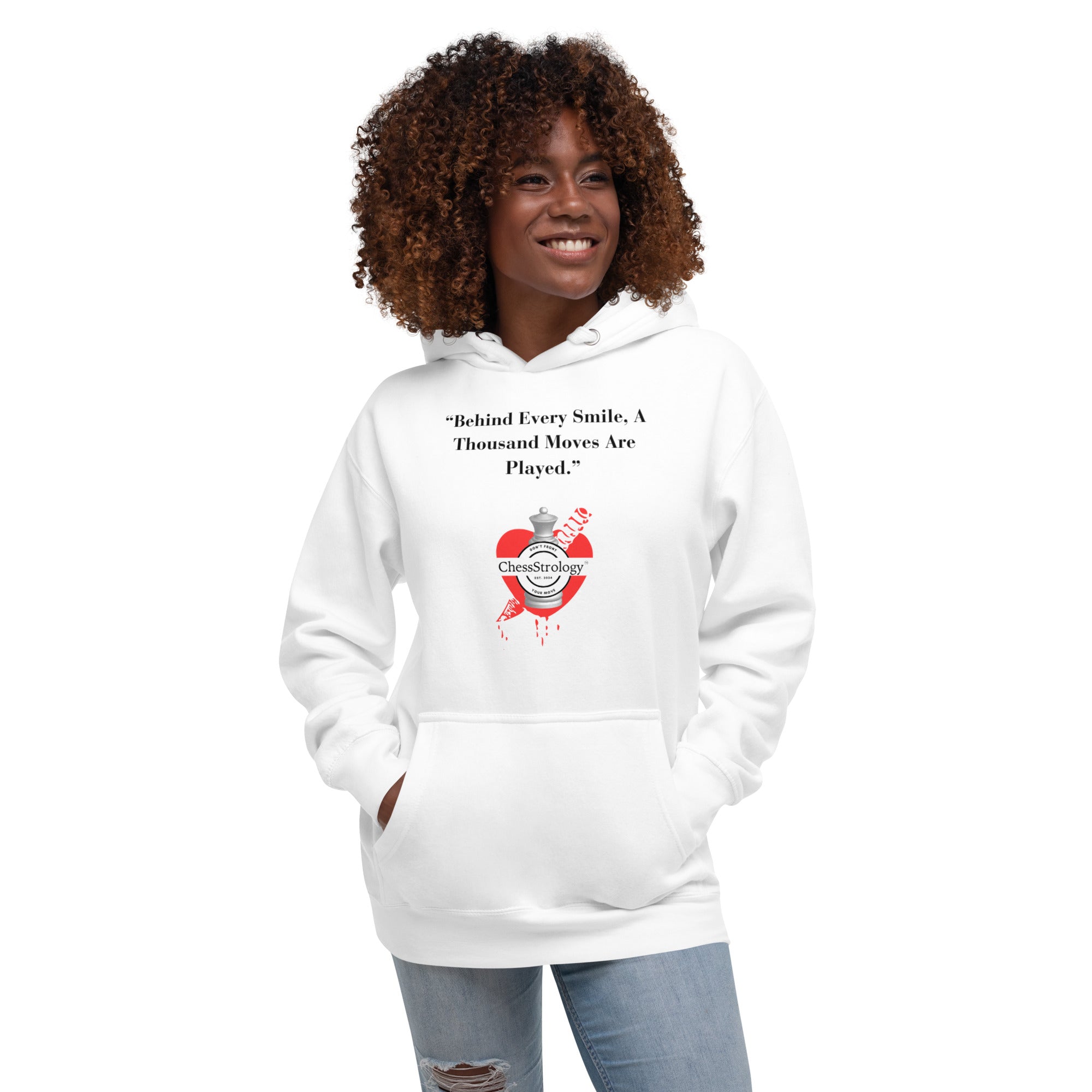 ChessStrology Behind Every Smile Unisex Hoodie