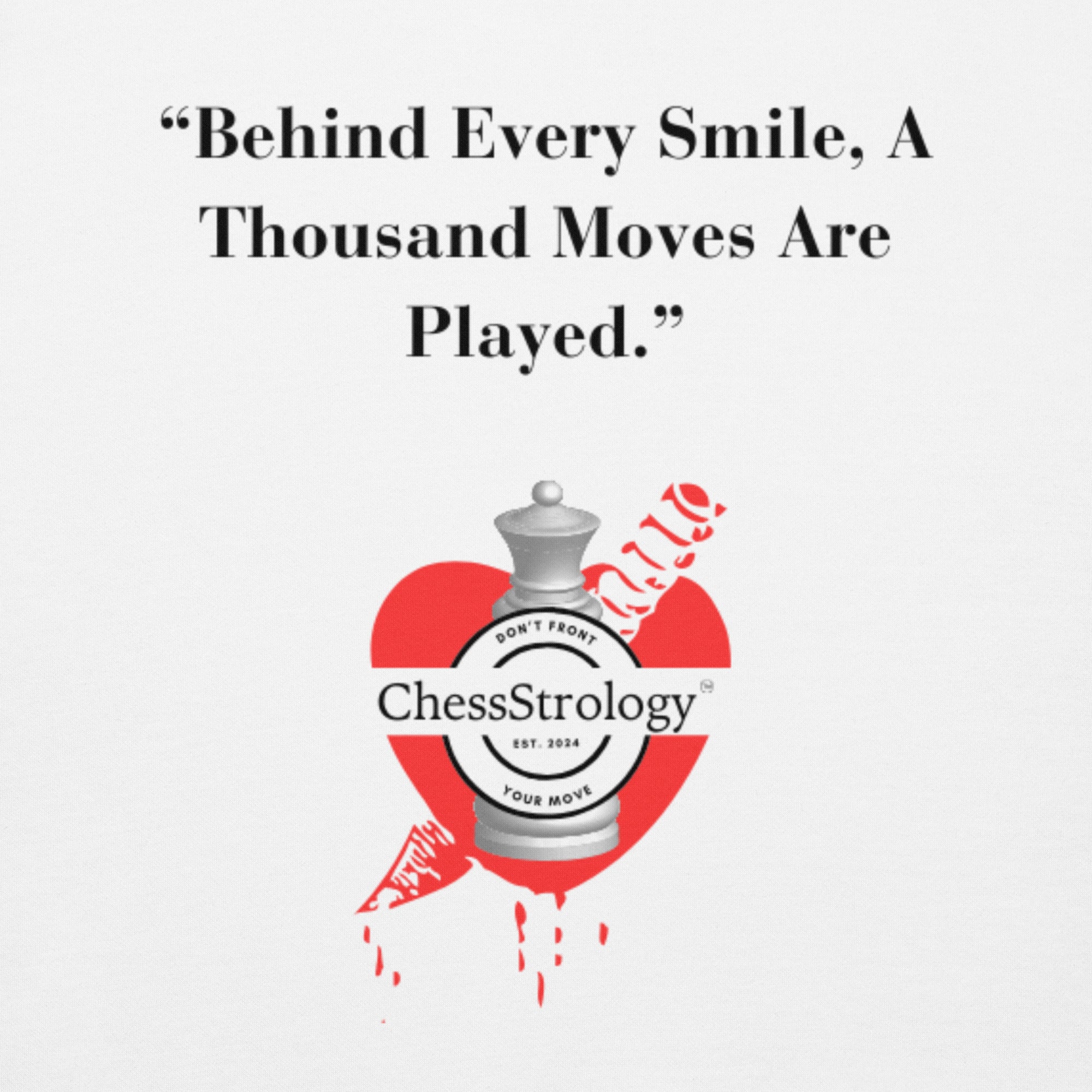 ChessStrology Behind Every Smile Unisex Hoodie