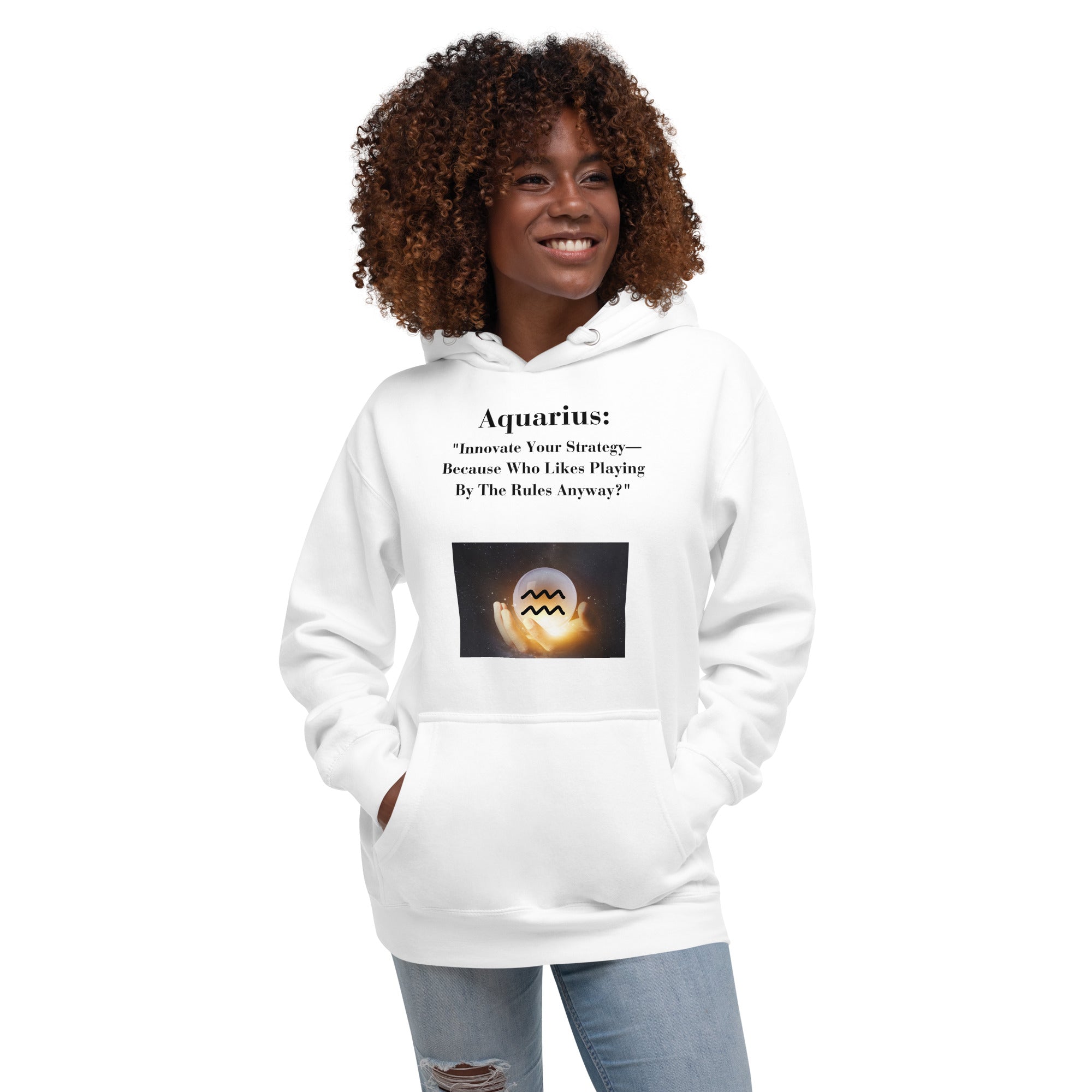 ChessStrology Zodiac Unisex Aquarius Hoodie