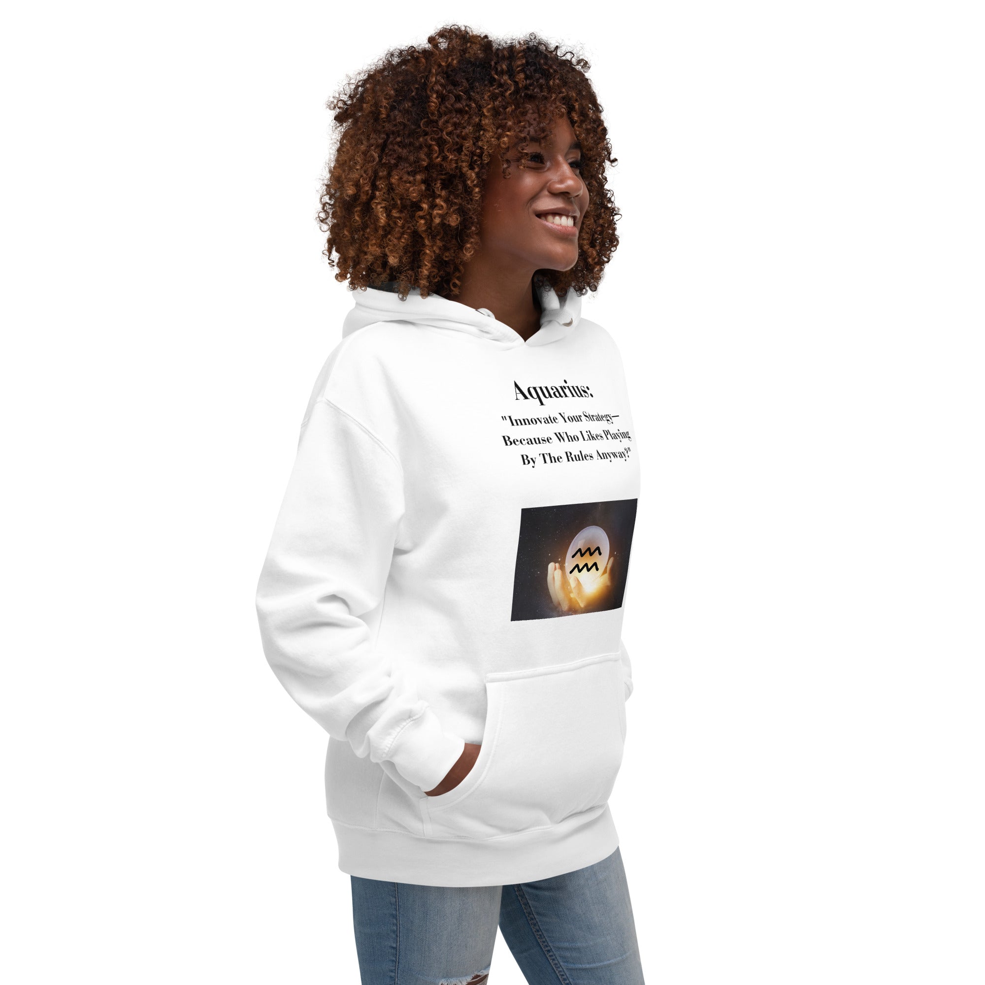 ChessStrology Zodiac Unisex Aquarius Hoodie